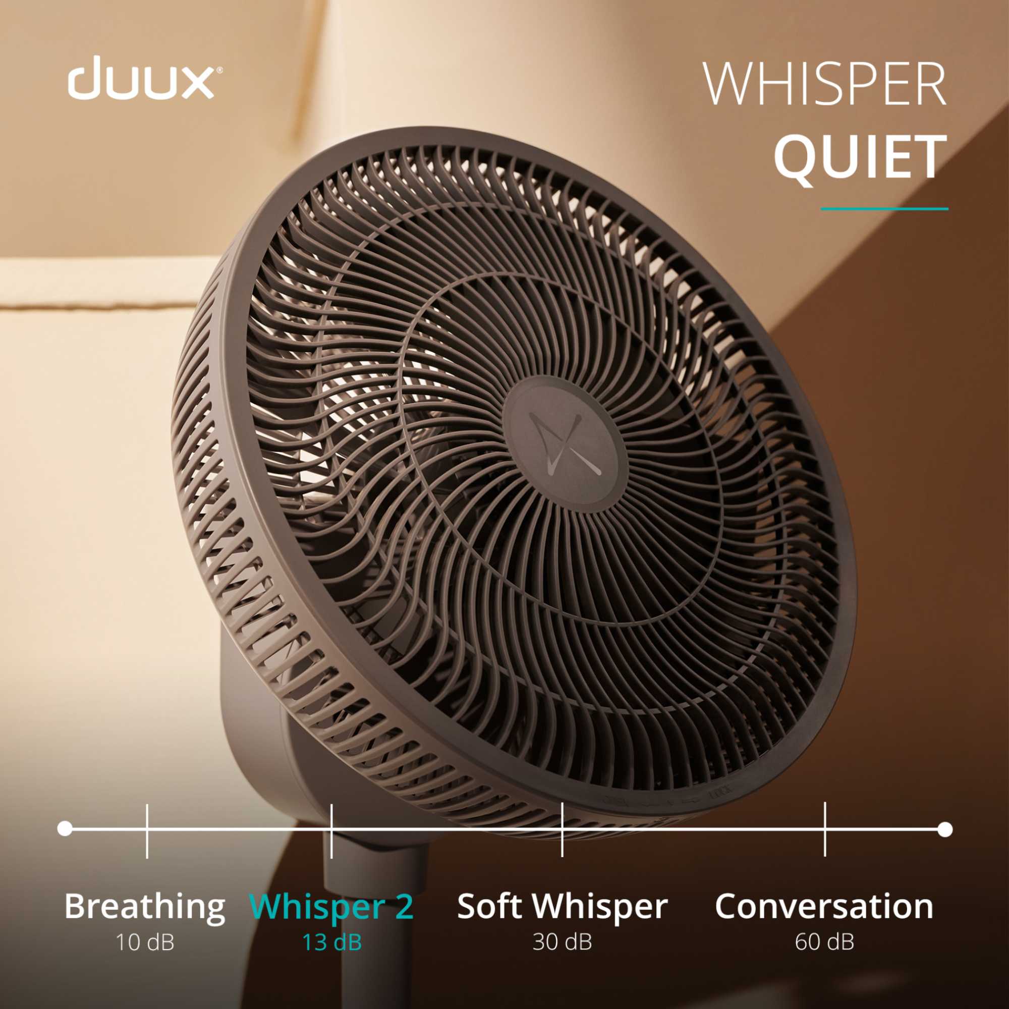 DXCF220UK Whisper Fan 3 - Grey