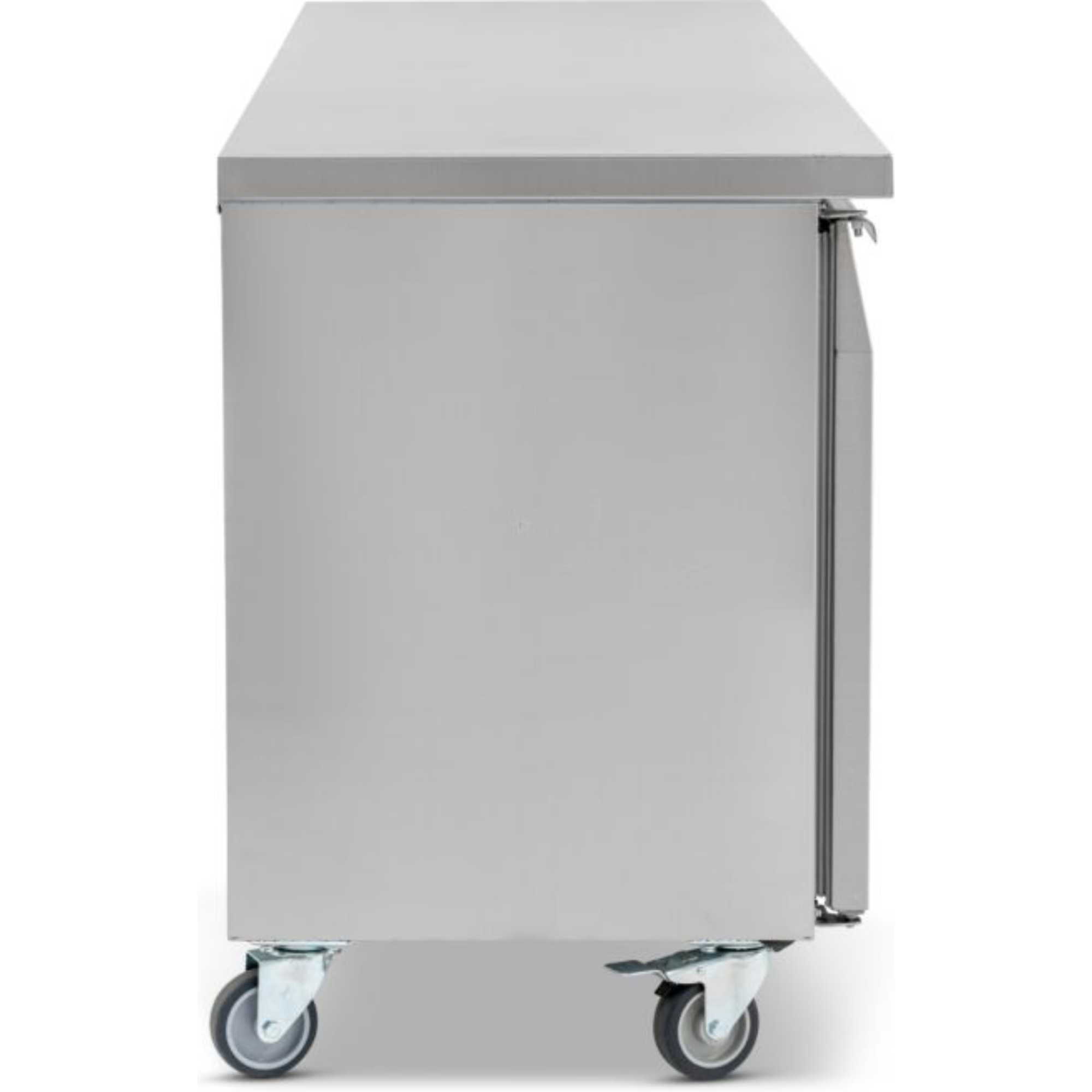 HBC3SL Slimline Triple Hinged Door 254L Counter Refrigerator - Stainless Steel