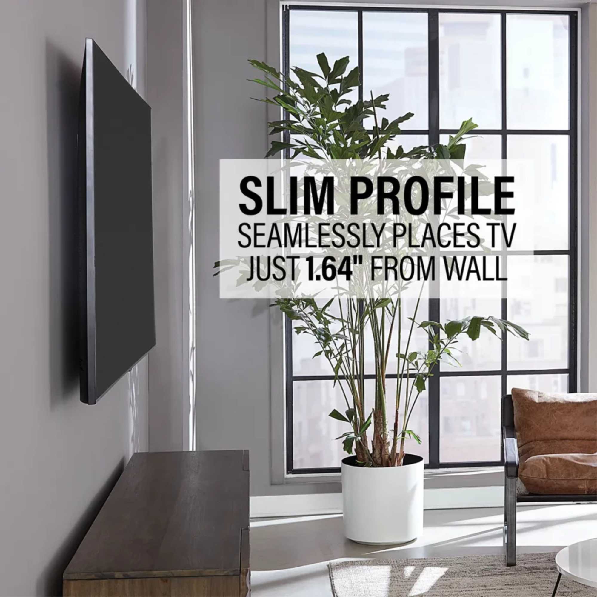 VLFS820-B2 Superslim Full-Motion TV Mount for 40"-90" TVs up to 57kg