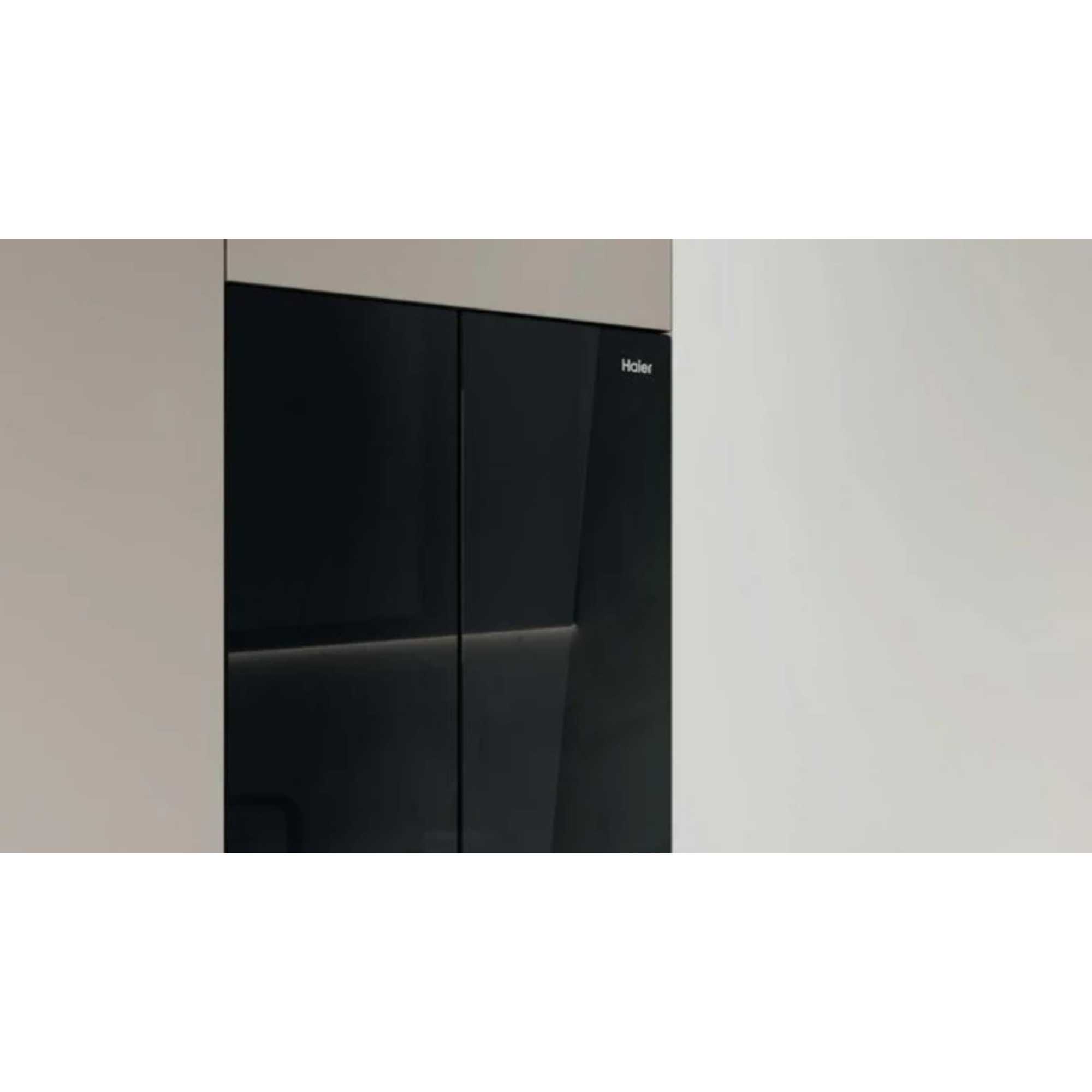 FD 90 Series 7 American Style Fridge Freezer 60/40 No Frost - Glass Inox Look - HFR79F19DFGB
