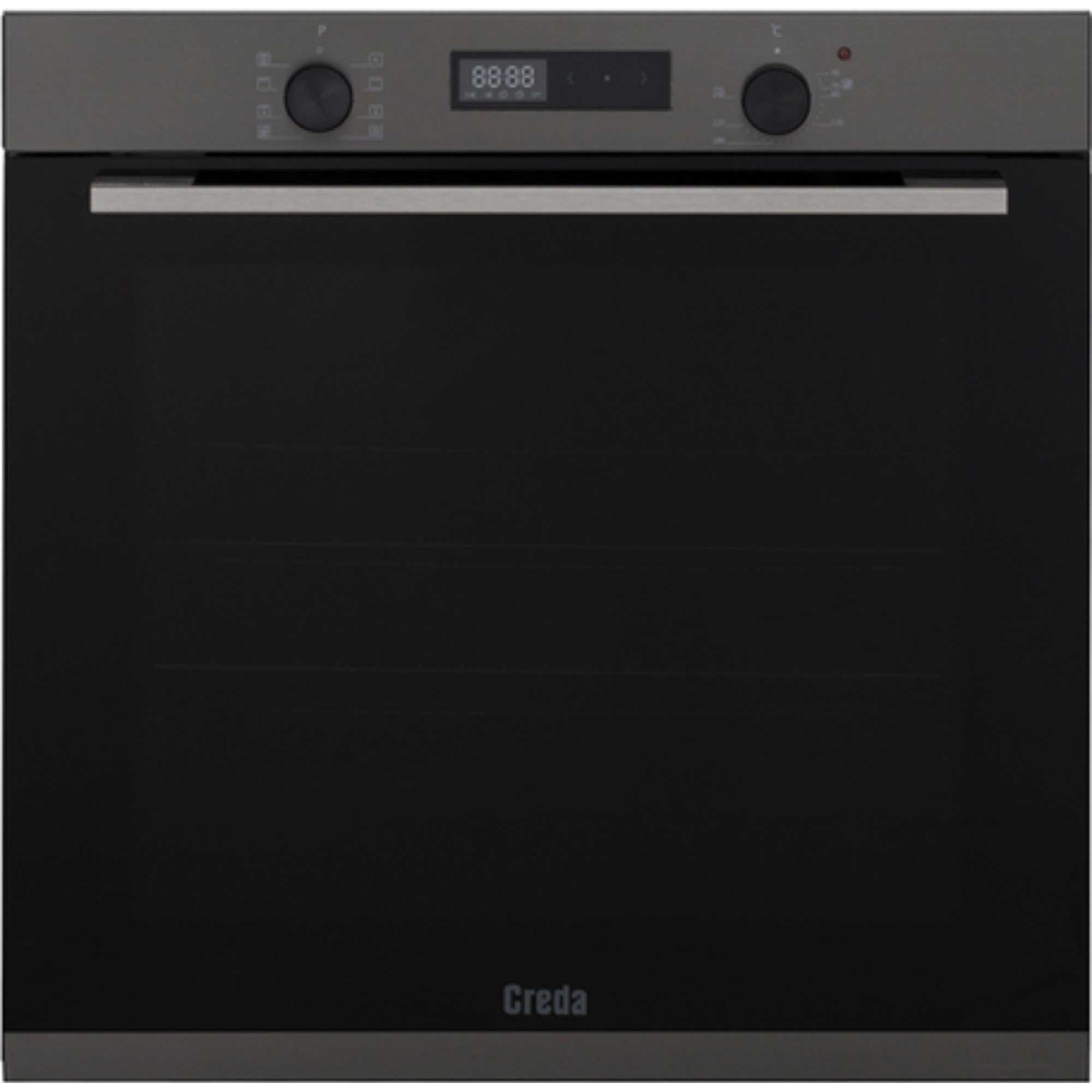 C80BISMFBX 60cm 80l Multifunction Built-In Oven - Dark Stainless Steel