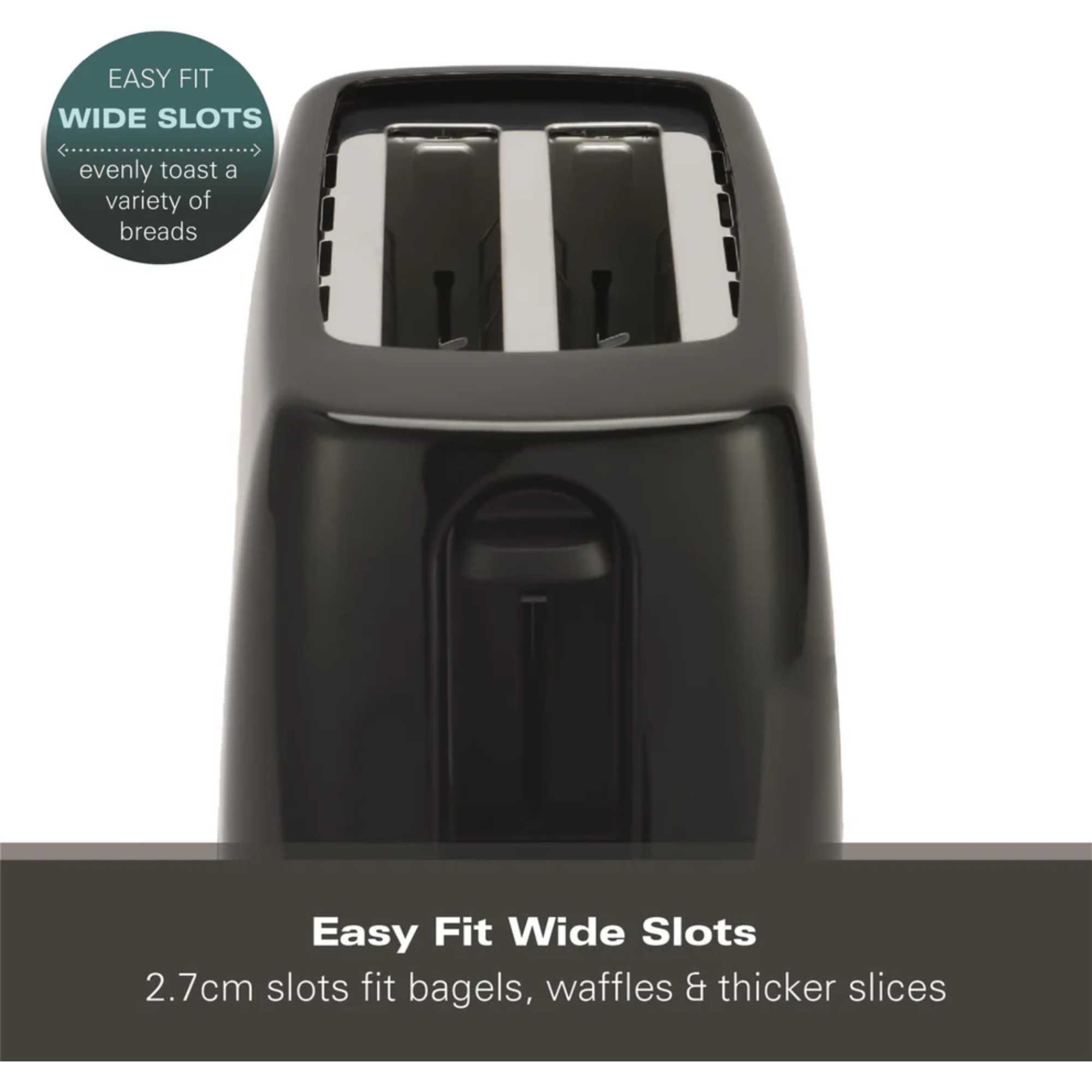 HB1116B Essential 2 Slice Toaster - Black