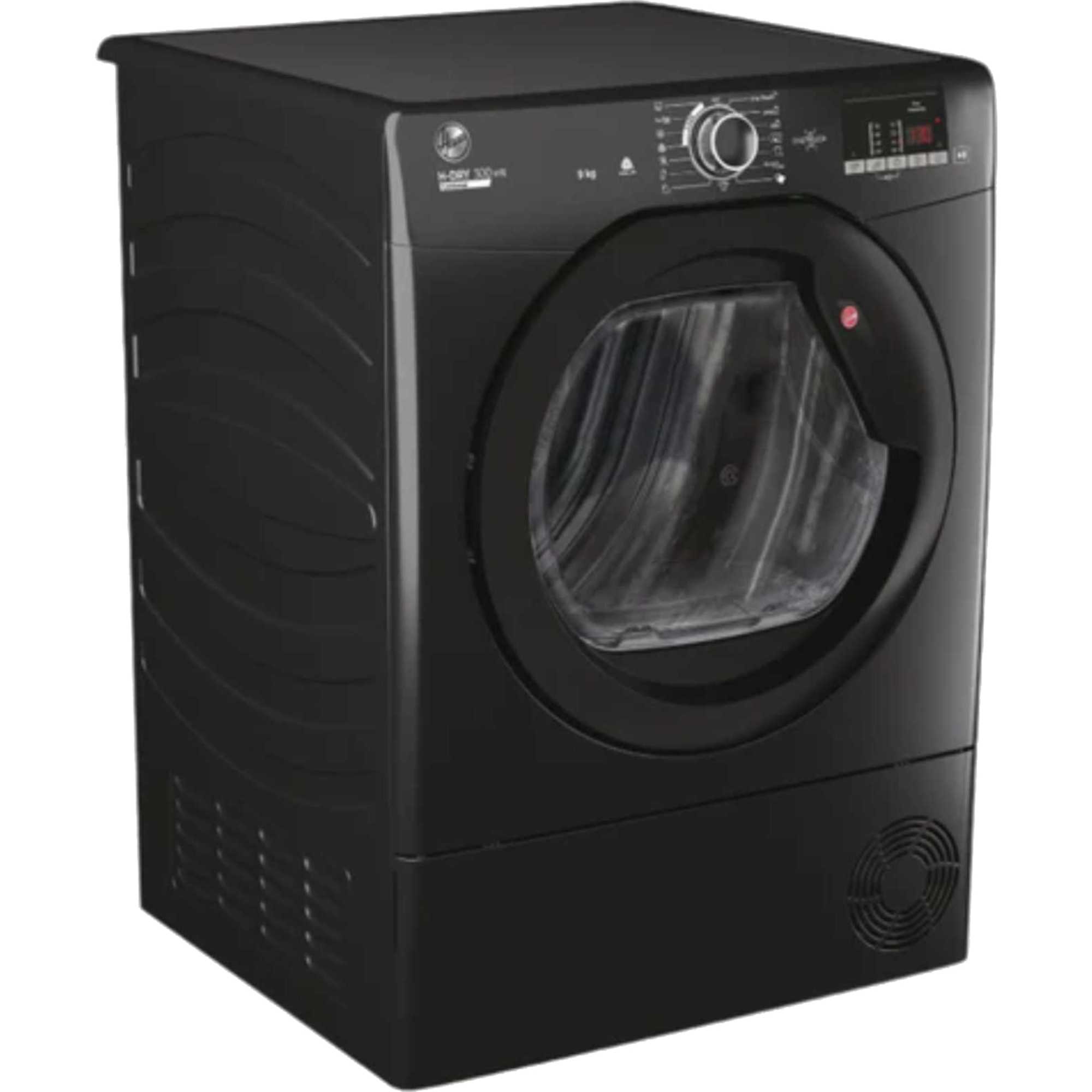 HLE C9DGB-80 9kg Smart Condenser Tumble Dryer - Black