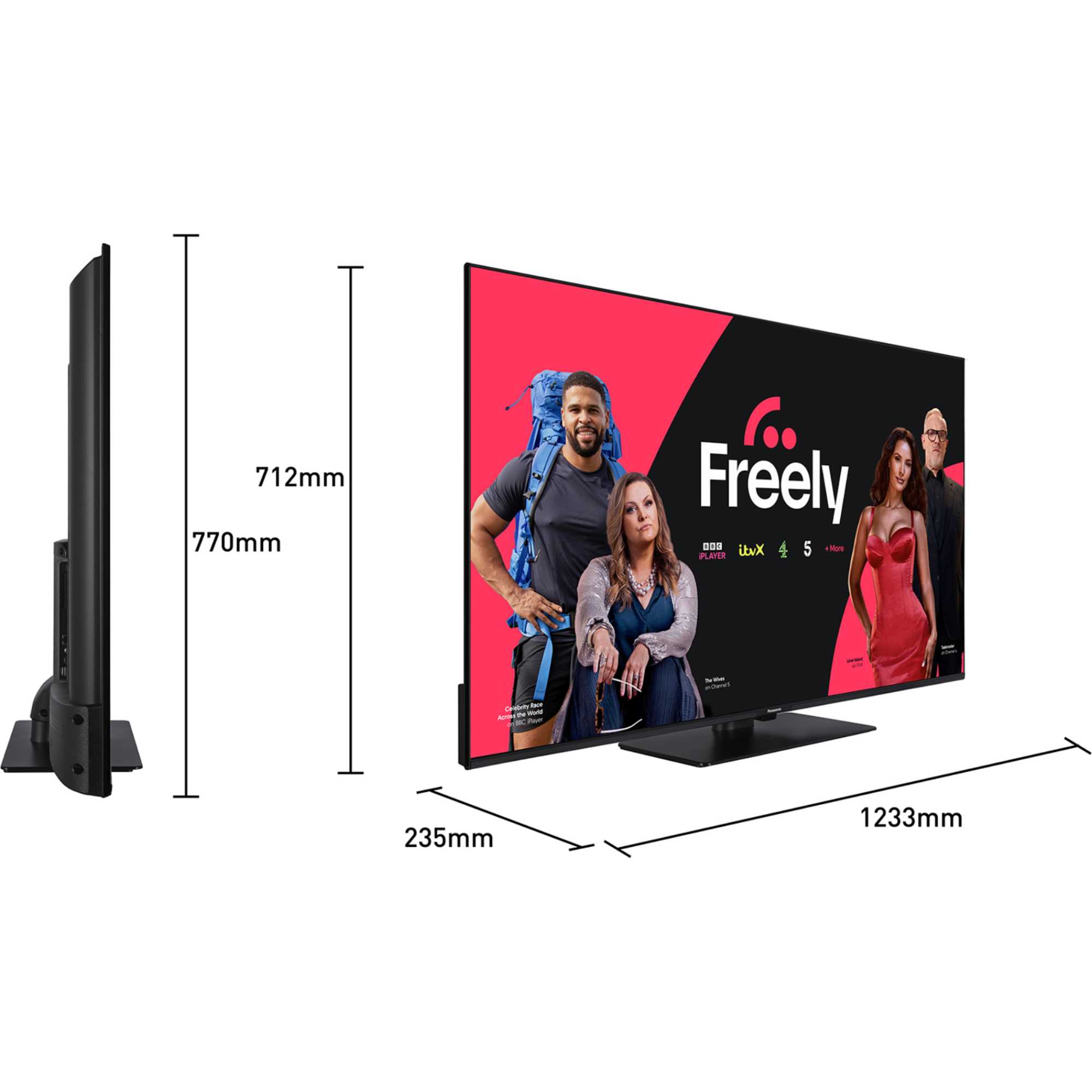 W61AEY 55" 4K Ultra HD LED HDR Smart TV - TB-55W61AEY