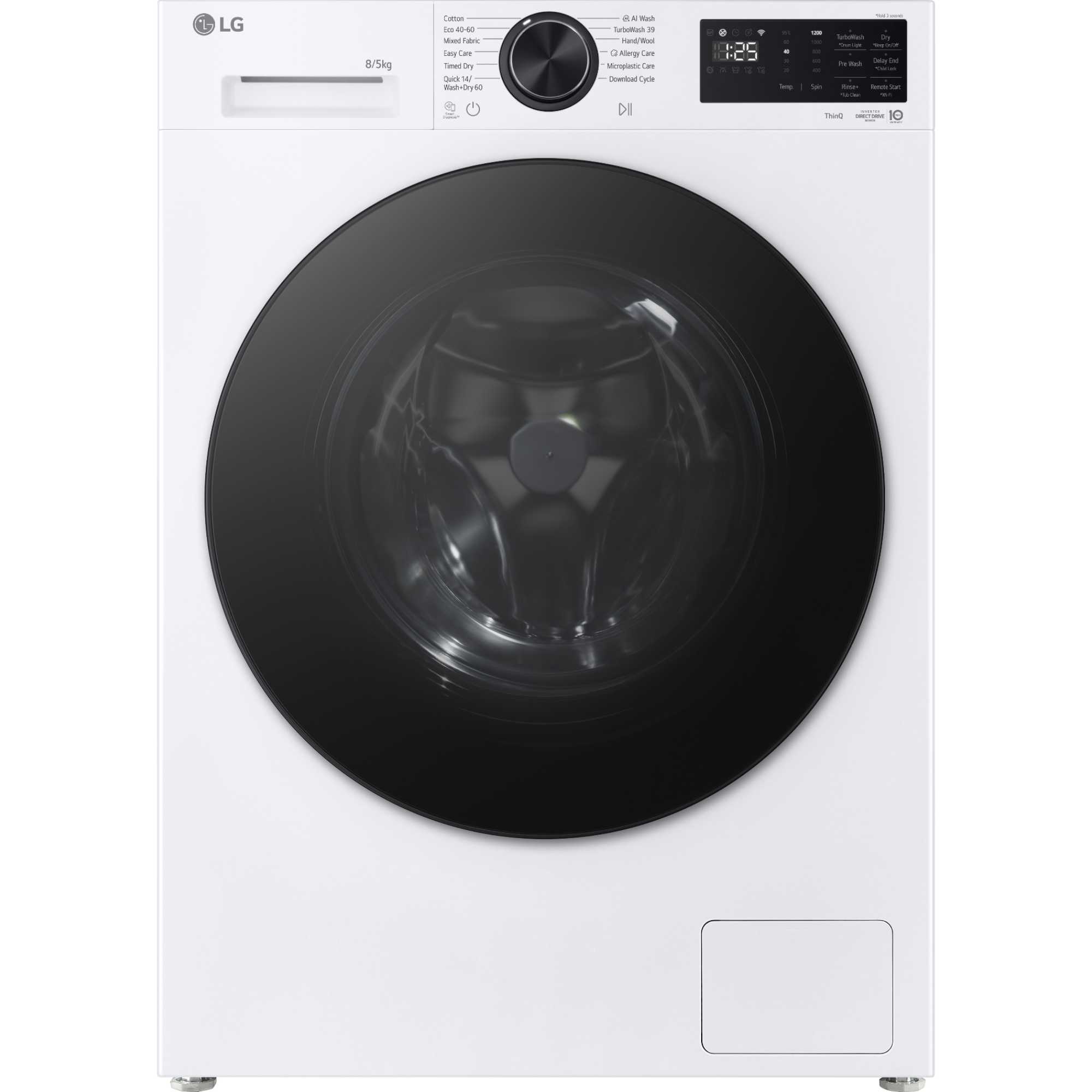 Series 3 AI Direct Drive 8kg Wash 5kg Dry 1200rpm Washer Dryer - W2X5085TLB