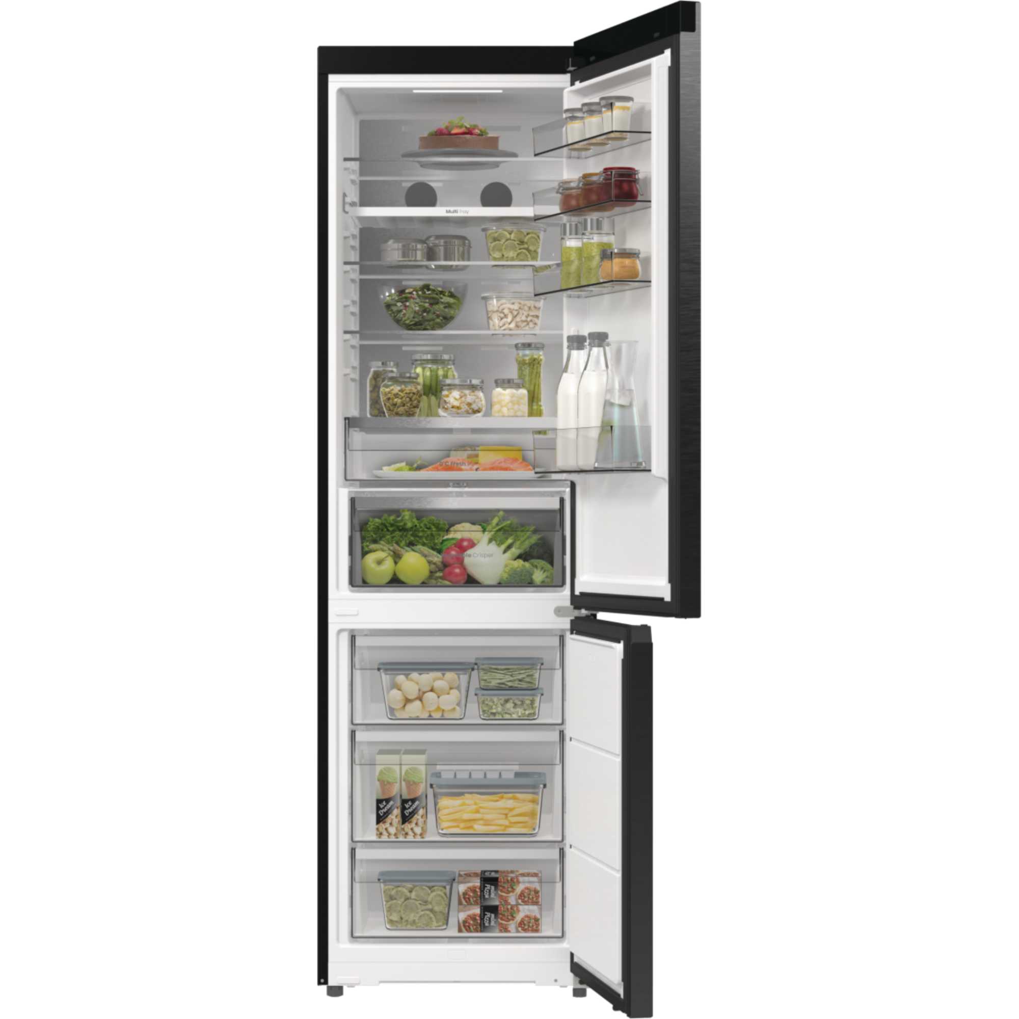 RB5P410SAFCUK Hi5 413l Total No Frost Smart Fridge Freezer - Black