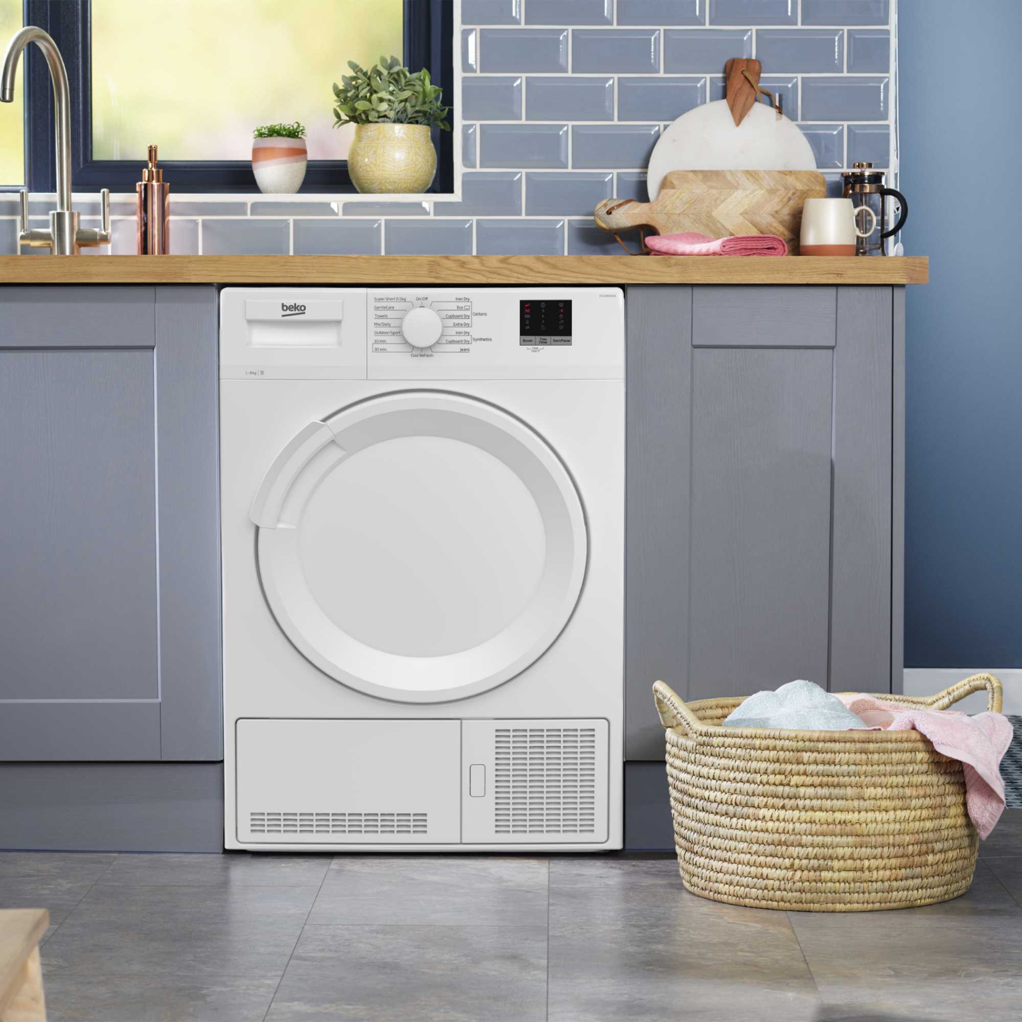 8kg Condenser Tumble Dryer - DTLCE80051W