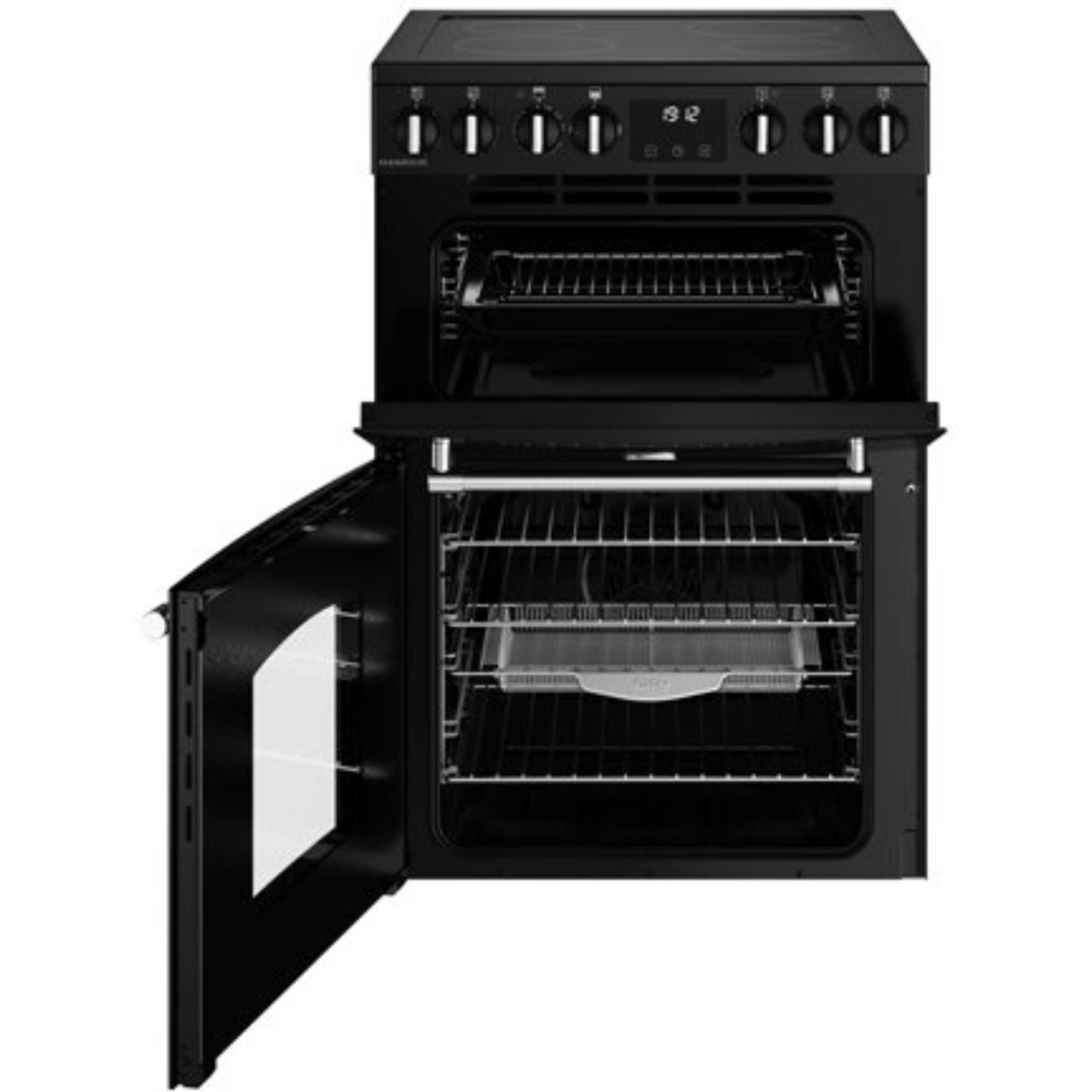 60cm Electric Double Oven Cooker - MRAFHOUSE60EBLK
