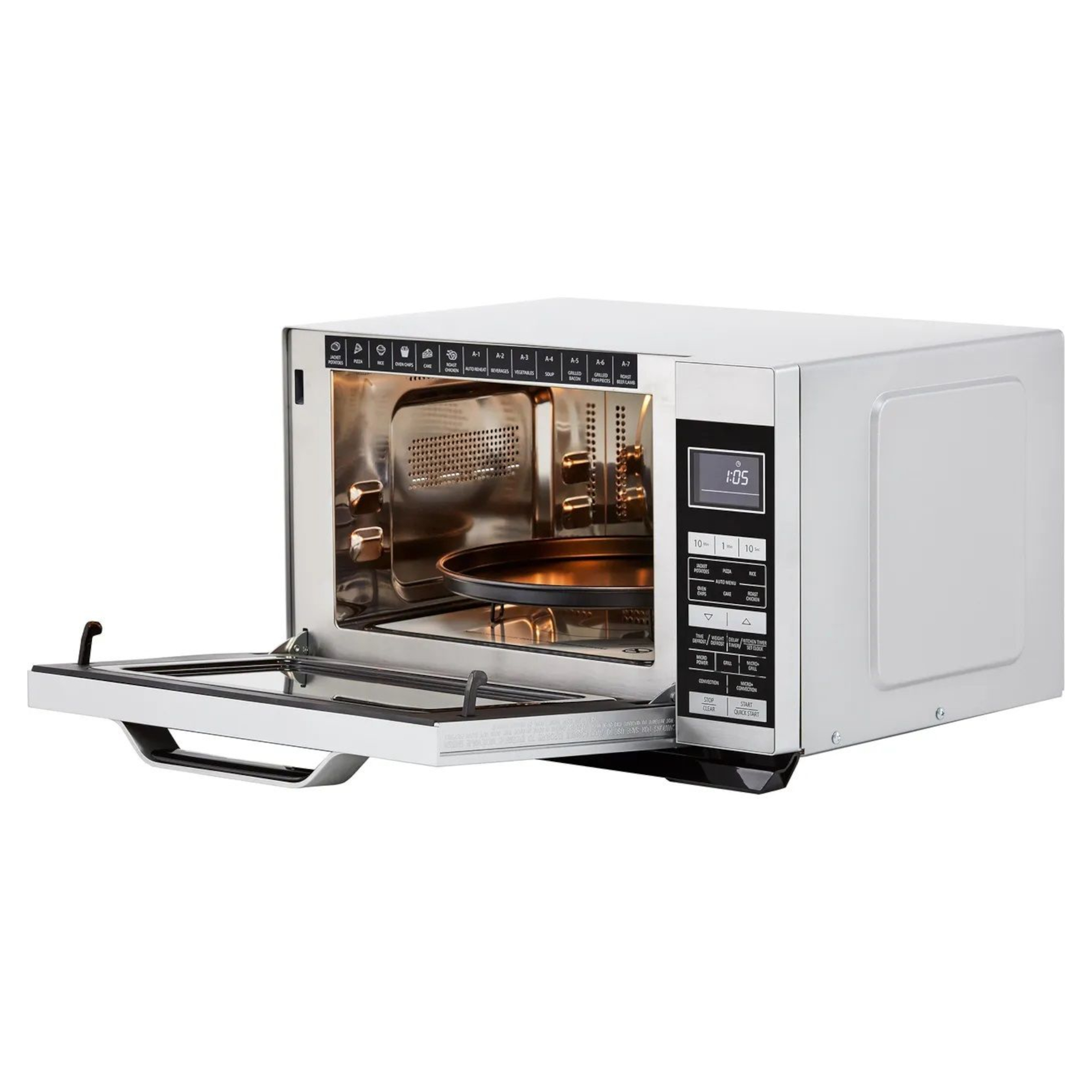 R861SLM 900W 25 Litre Combination Microwave Oven - Silver