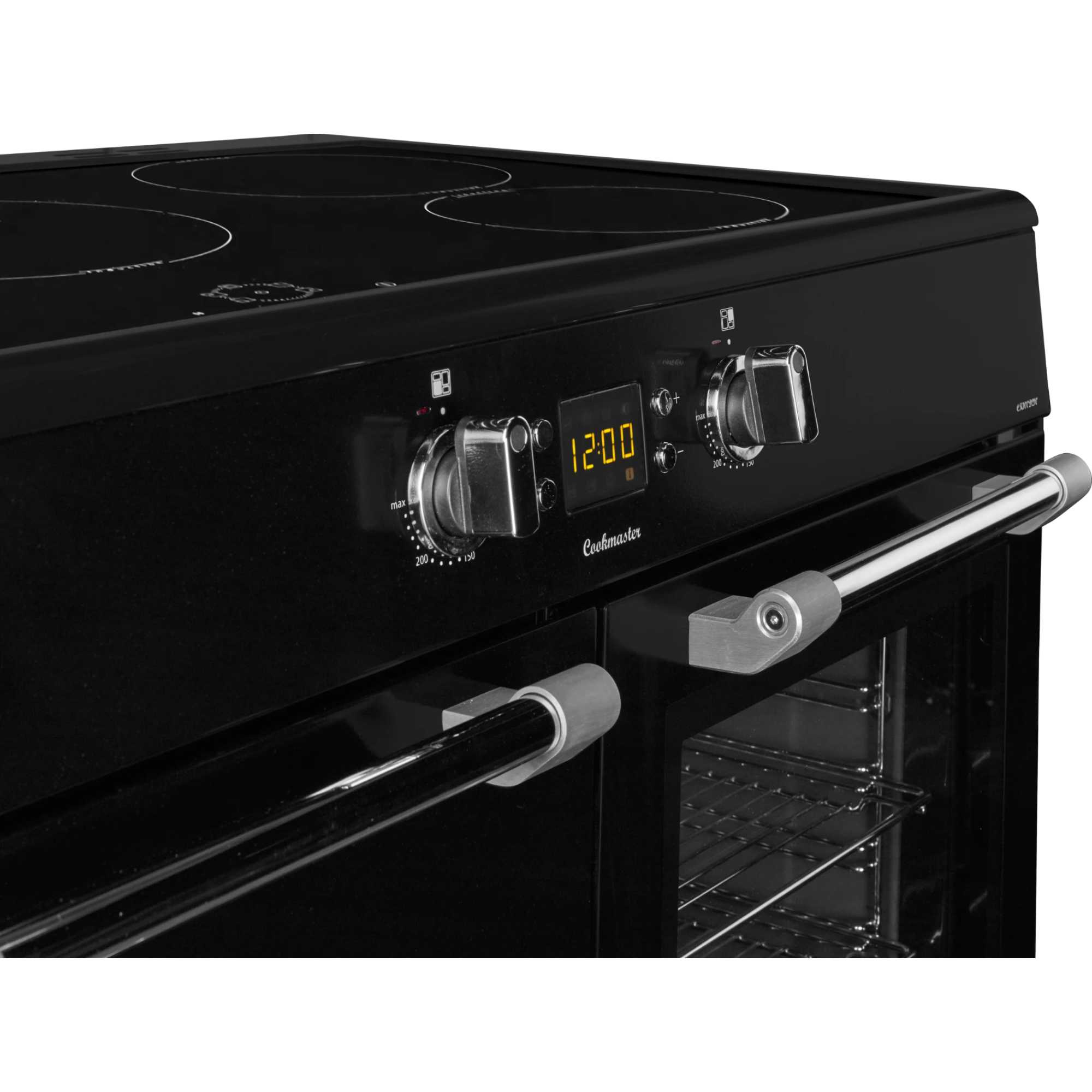 CK100D210K 100cm 5 Zone Induction Hob Range Cooker - Black
