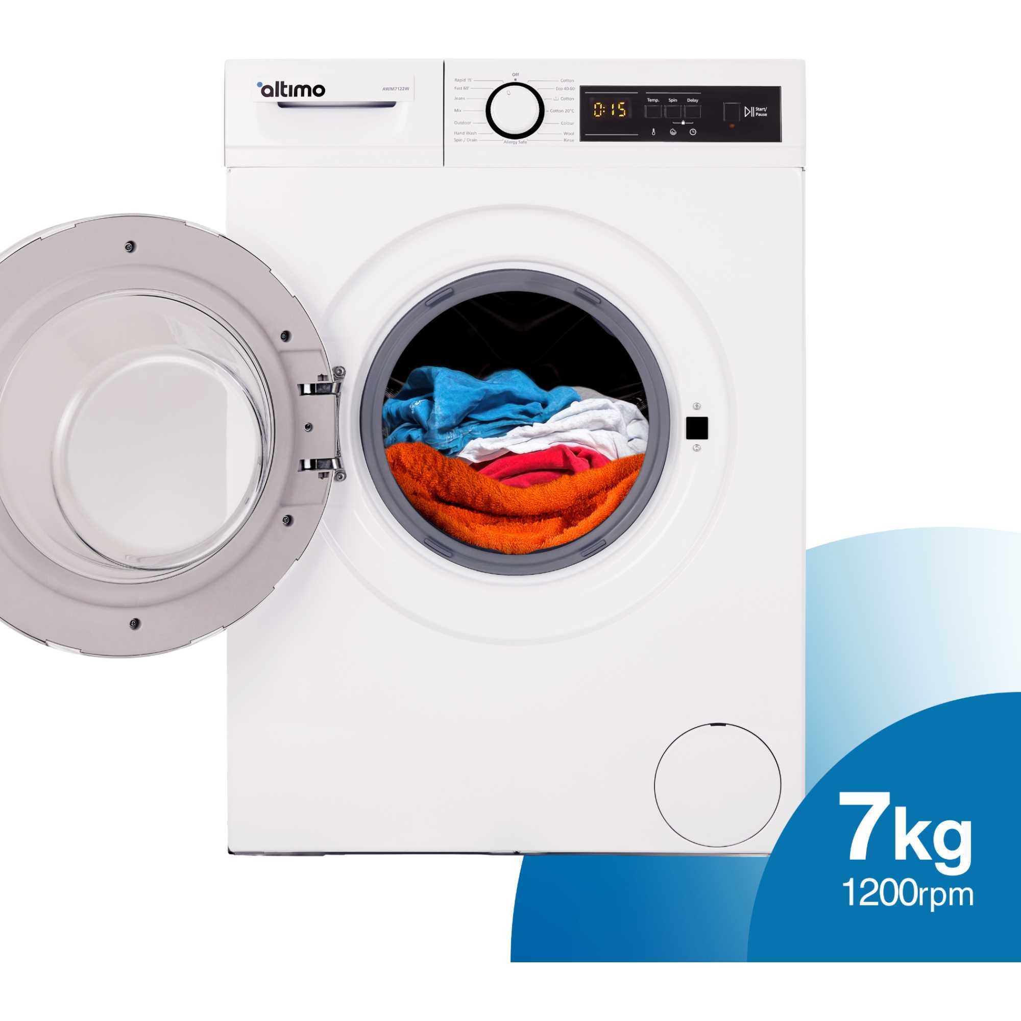AWM7122W 7kg 1200rpm Washing Machine - White