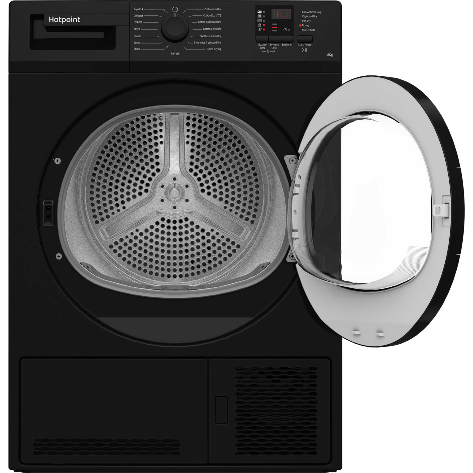 C HD C82 BBGD UK 8kg Condenser Tumble Dryer - Black