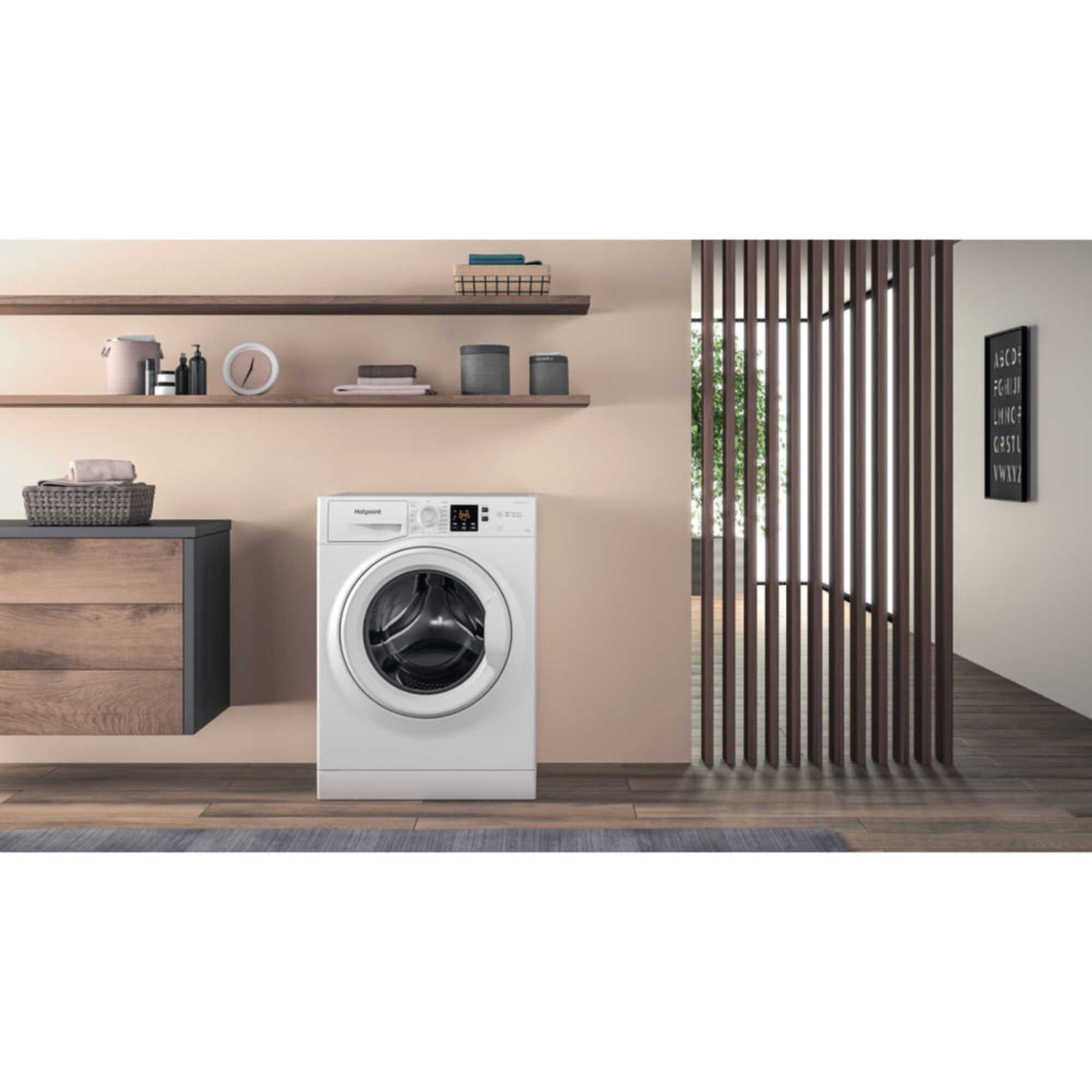 Anti-Stain 10kg 1400rpm Washing Machine - NSWM 1046 W UK