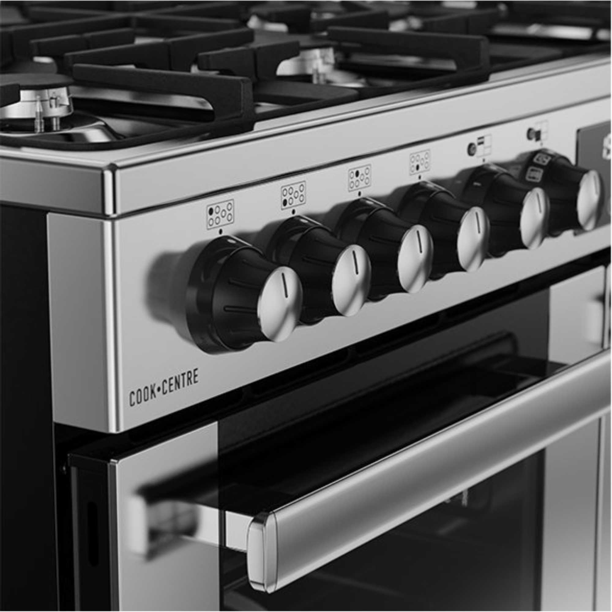 444411800 Cookcentre 100DF Duel Fuel Range Cooker - Stainless Steel