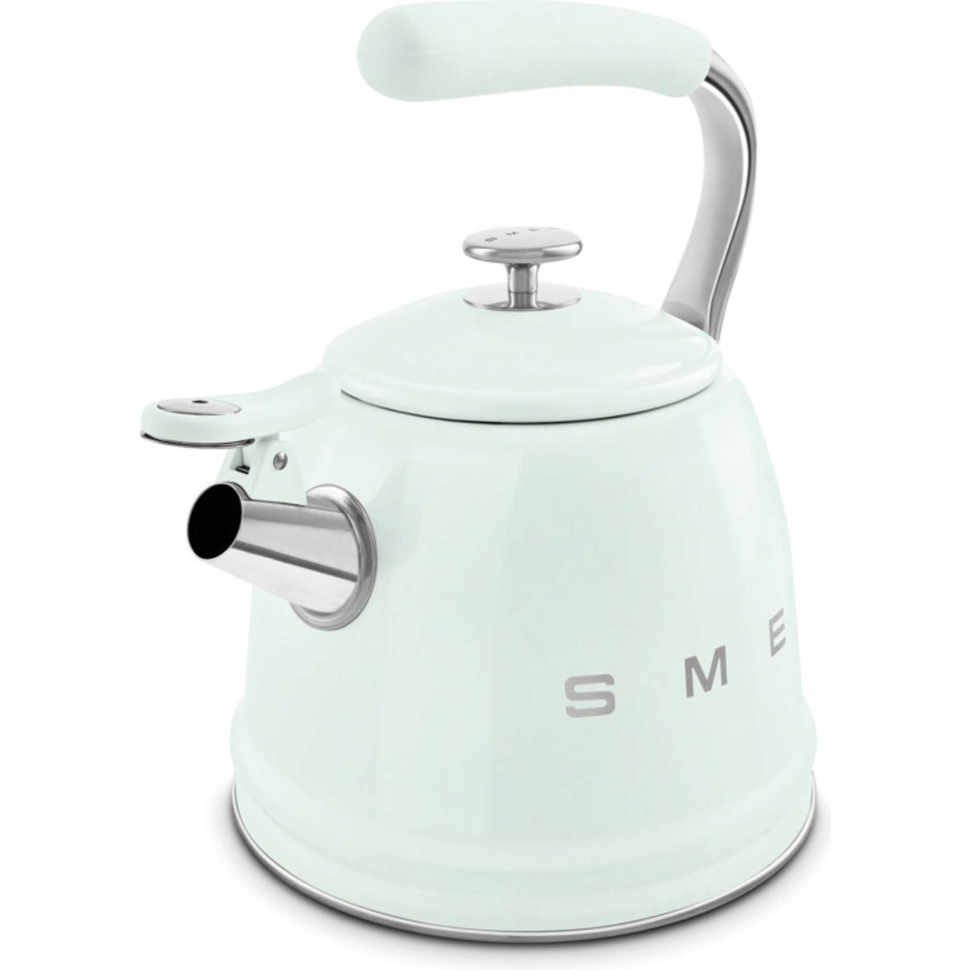 Smeg WKF01PG 2.3L 50s Style Whistling Kettle - Pastel Green