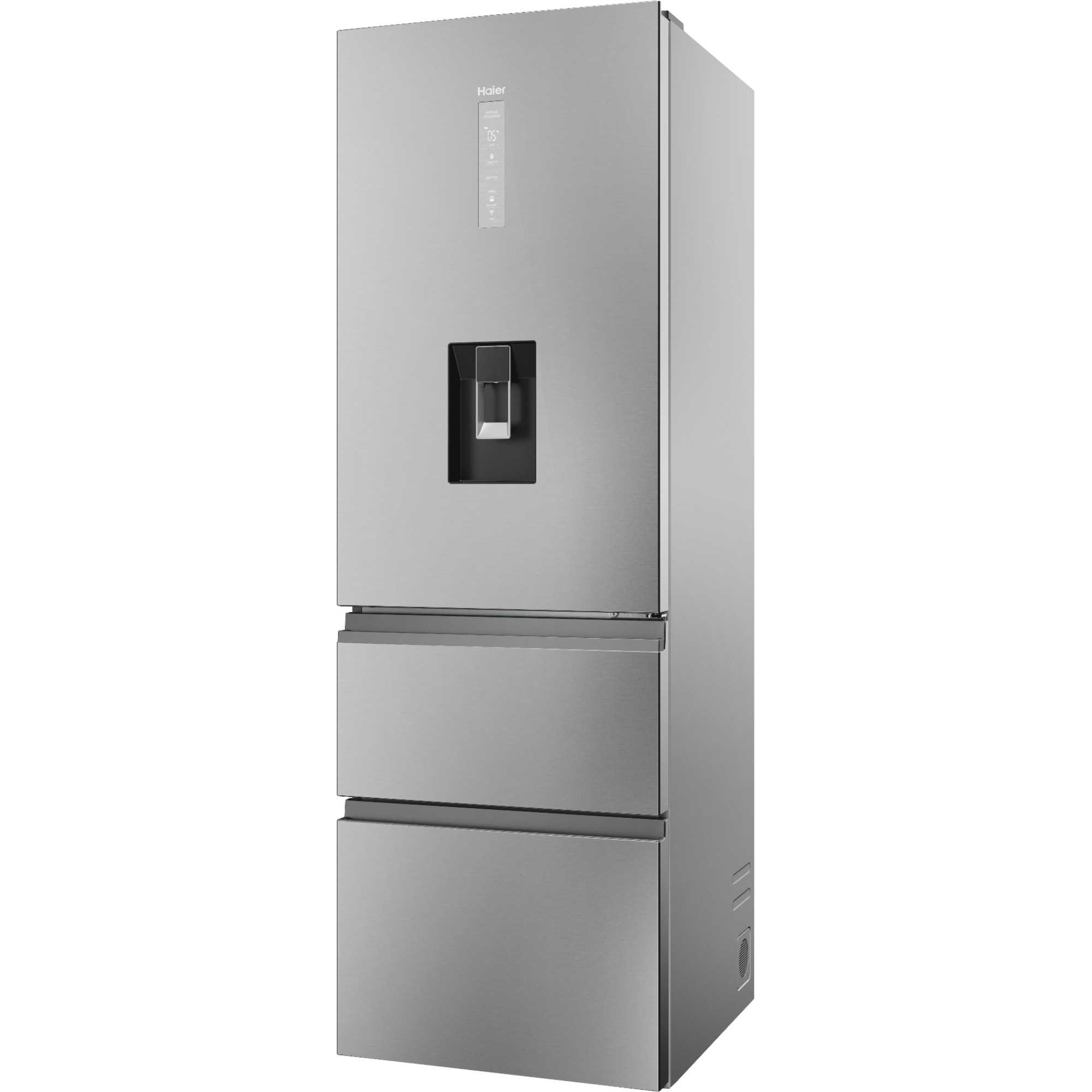 HTW5618DWMG 600mm Total No Frost Fridge Freezer - Stainless Steel