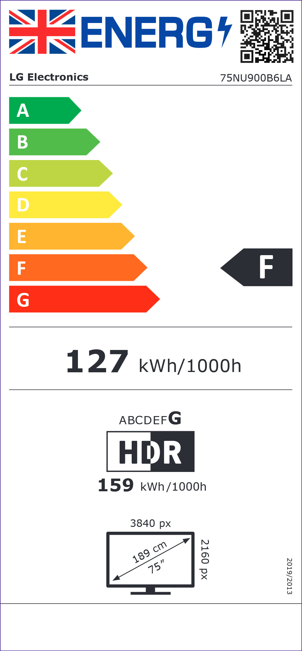 LG NU900 75" 4K Ultra HD LED HDR Smart TV