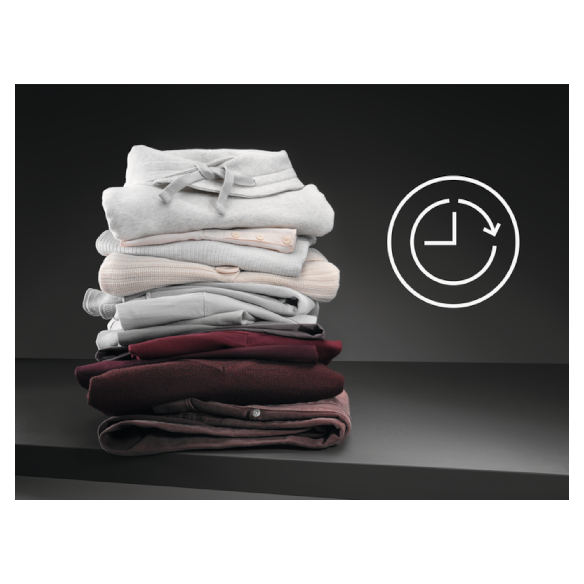 T6DBG721N Condenser Tumble Dryer with 7Kg Capacity and Delay in White