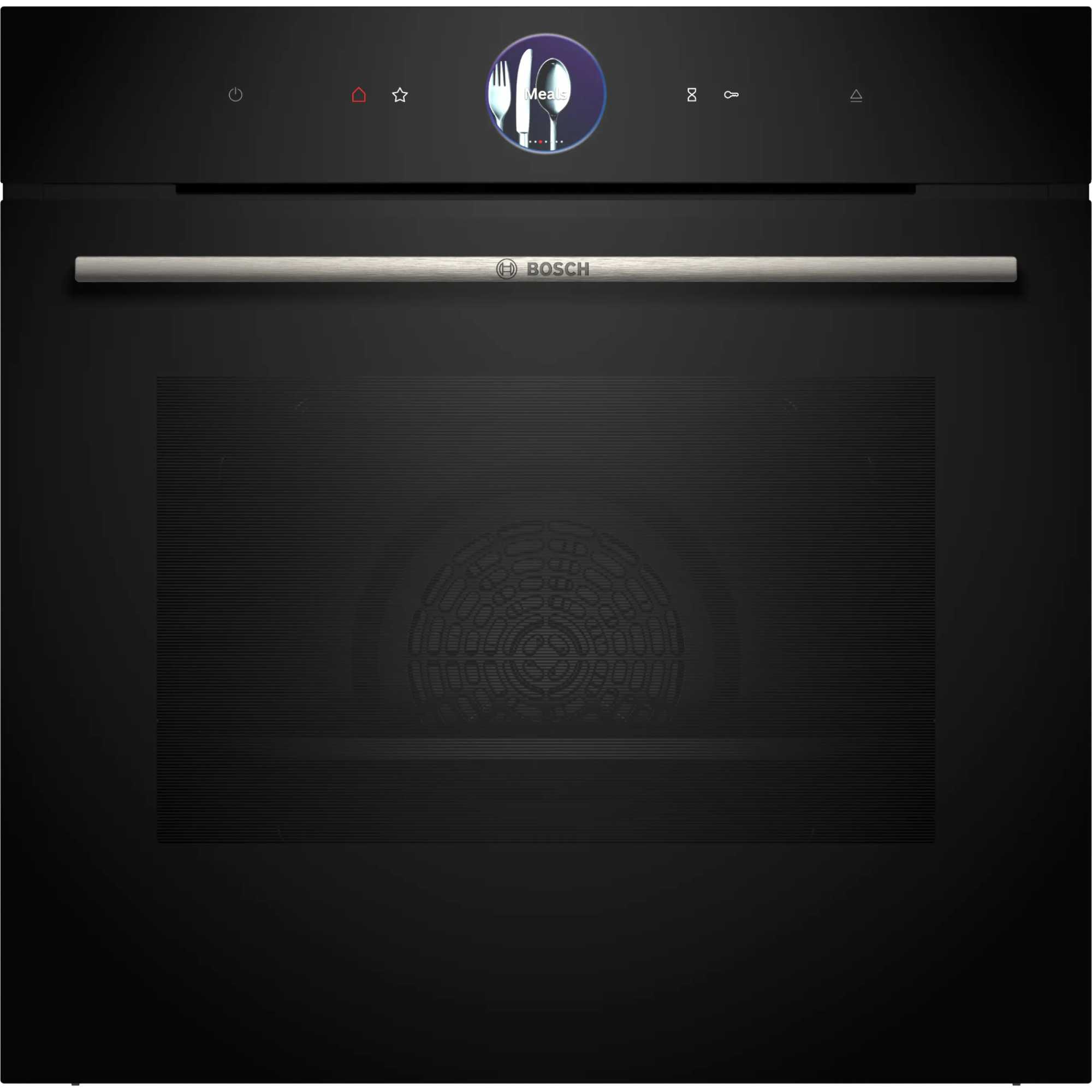 Series 8 HRG7764B1B Built-In Smart Single Oven with Steam Function - Black