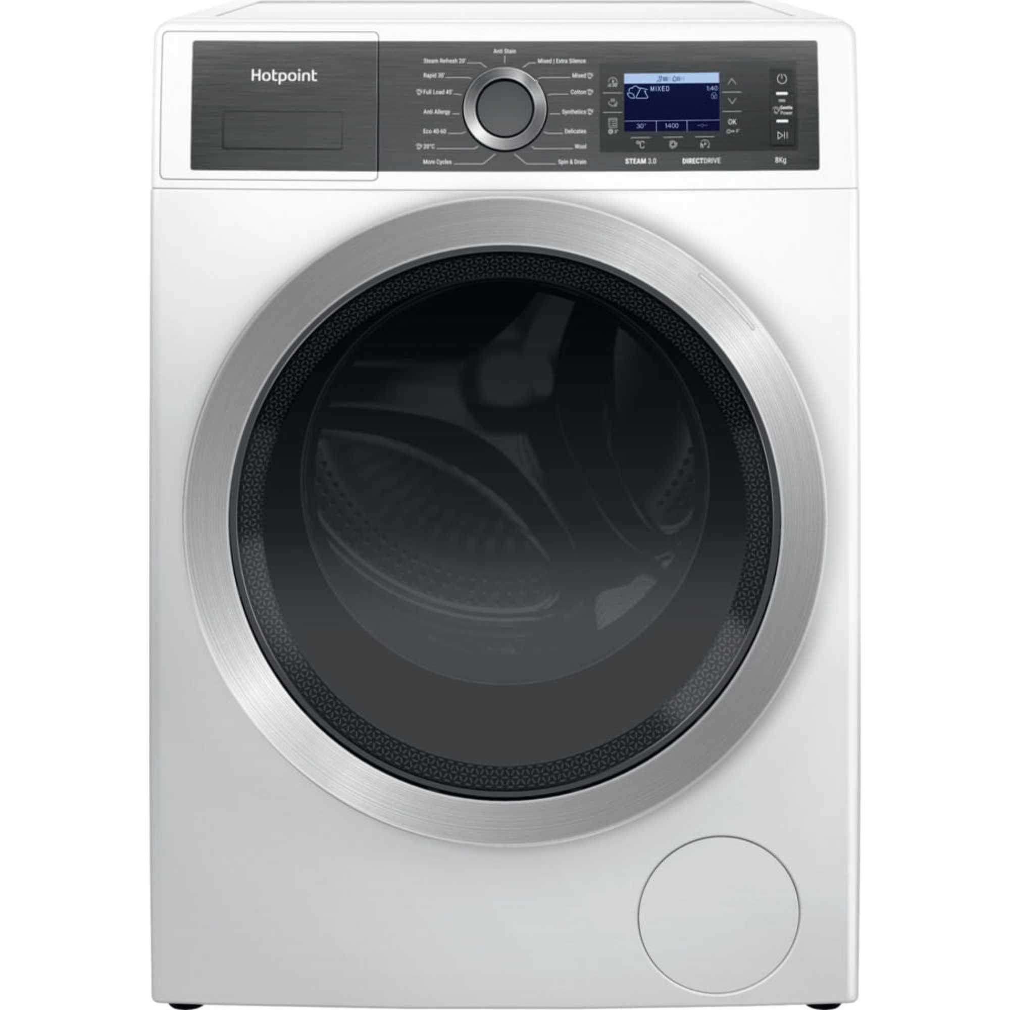 GentlePower 8kg 1400rpm Washing Machine - H7 89 GPOWER UK