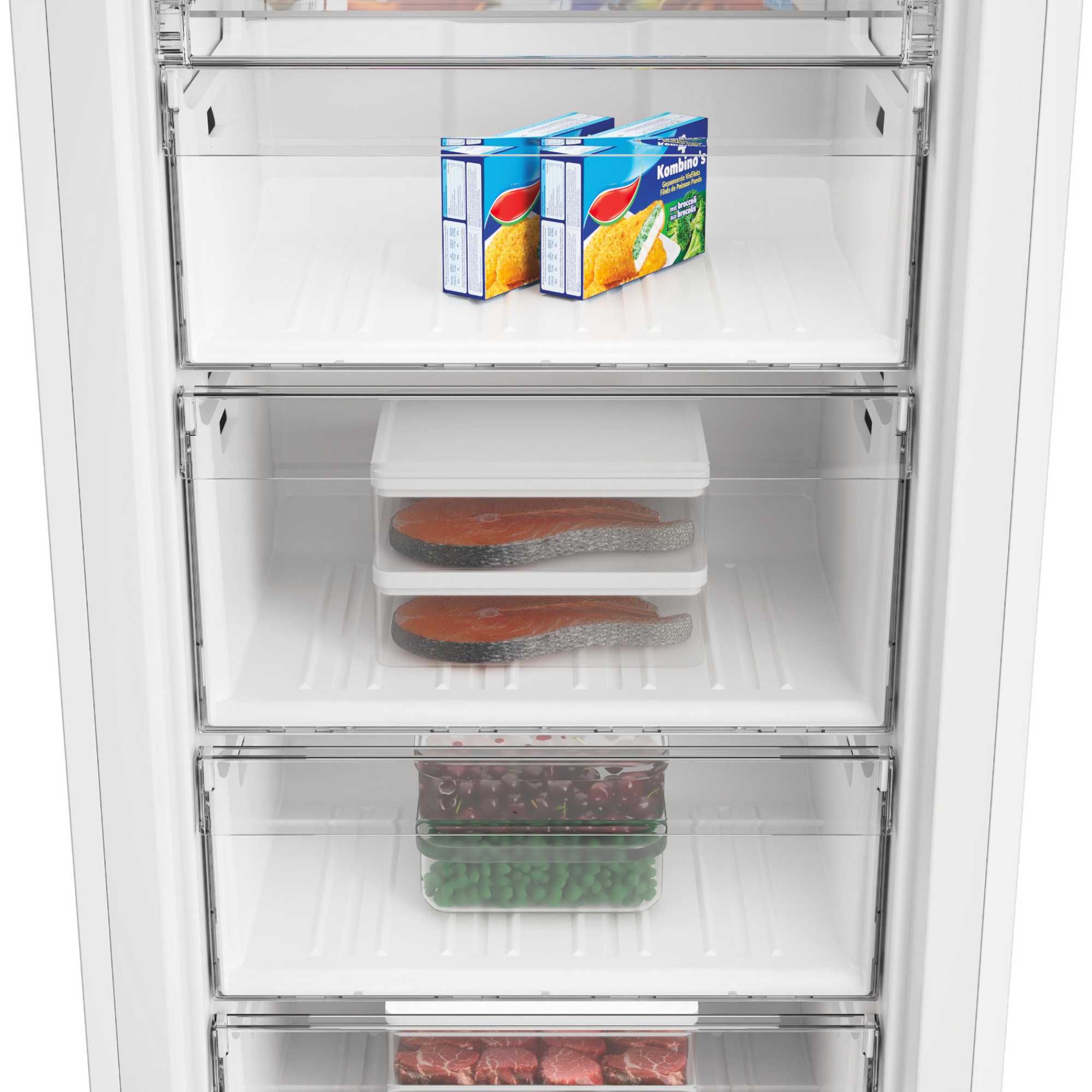 HPMFF 1292 W4UK 256L No Frost Tall Freezer - White