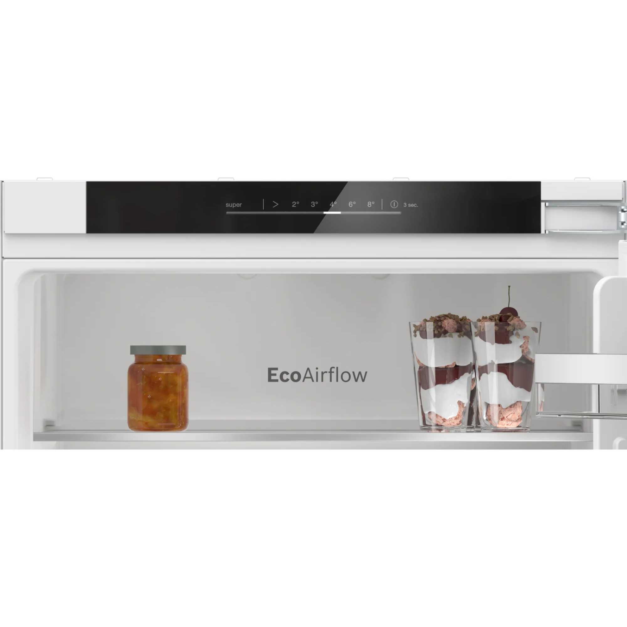 KIN86VFE0G Series 4 260l No Frost Integrated Fridge Freezer