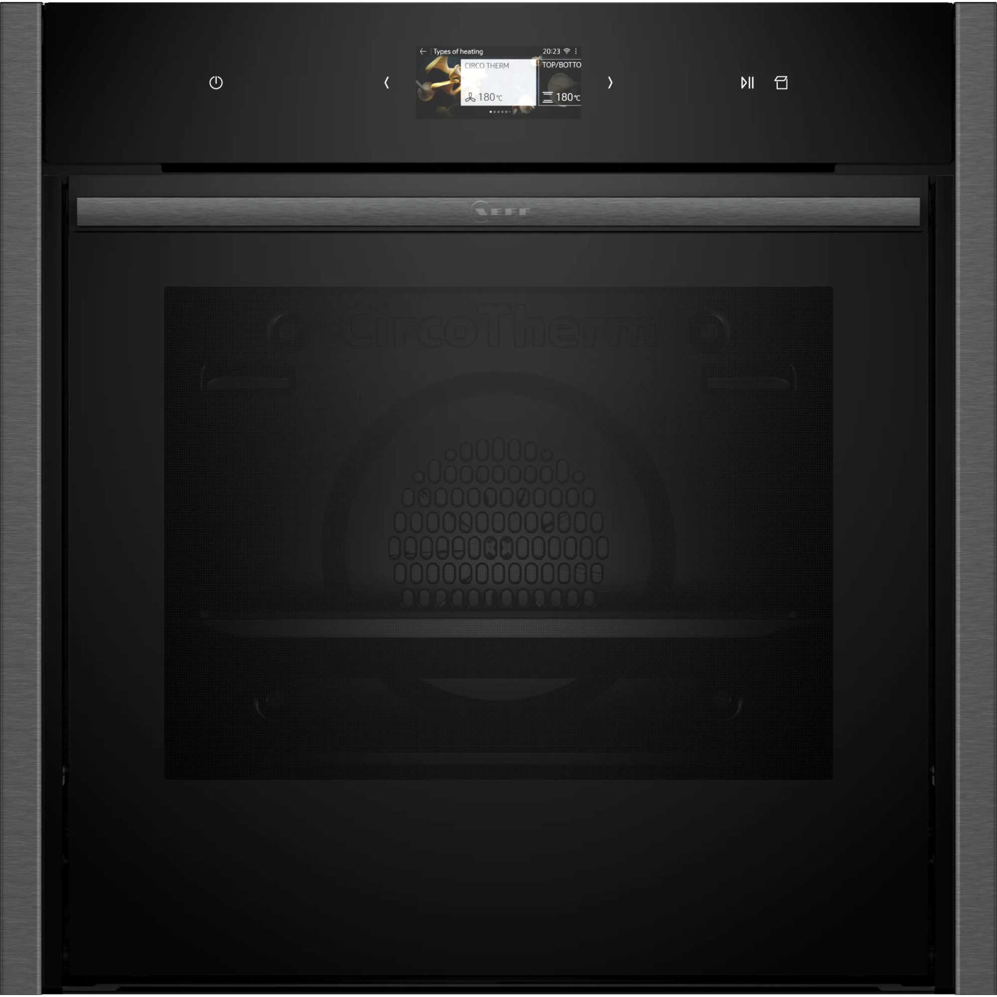 N 90 B64VS71G0B Slide&Hide Built-In Smart Single Oven with Steam Function - Graphite Grey