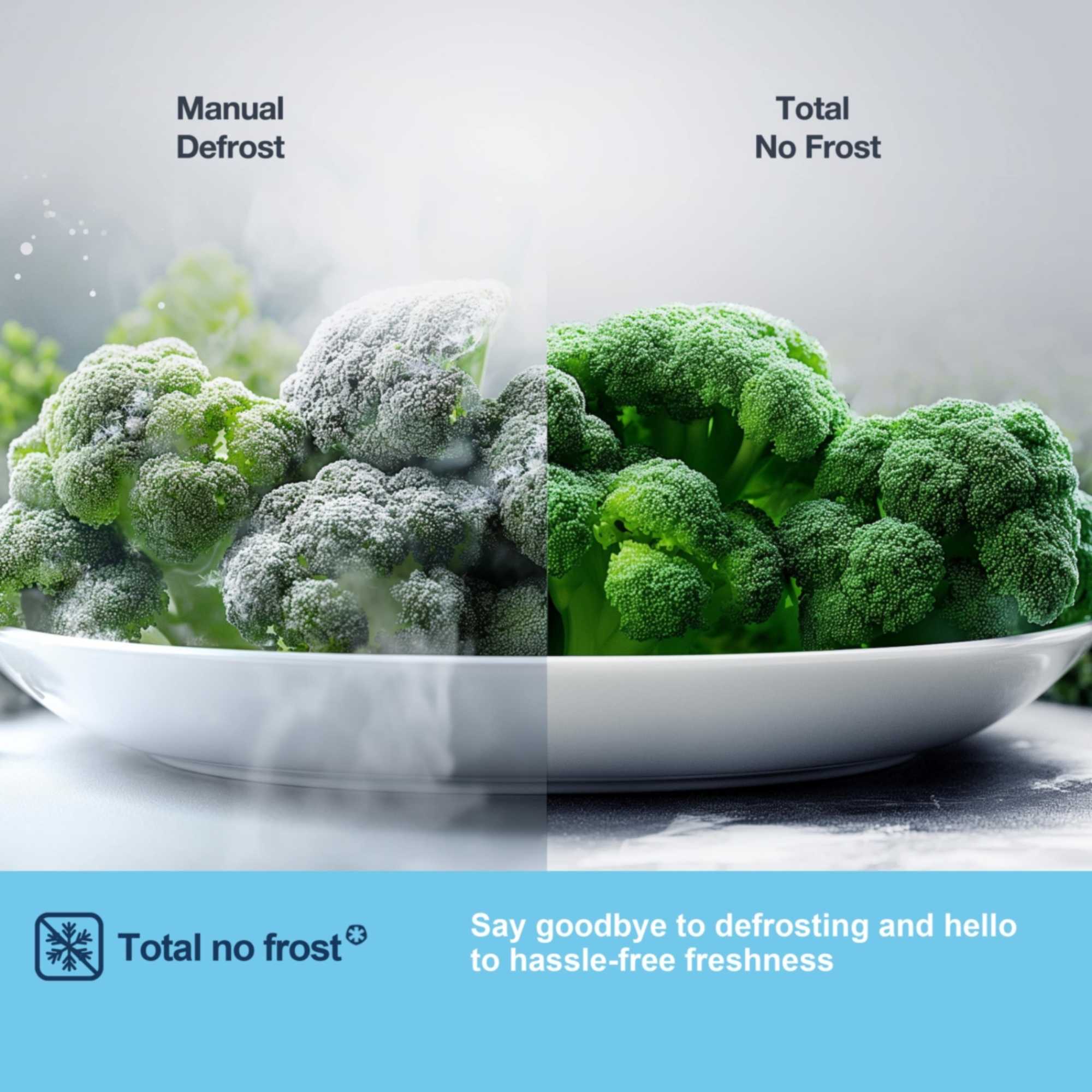 MS83430ES 441l Side By Side American Style Fridge Freezer - Silver