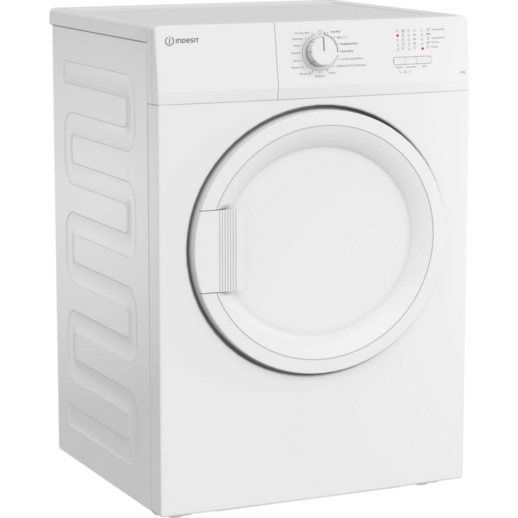 C YD A81 WWGL UK 8kg Air Vented Tumble Dryer - White