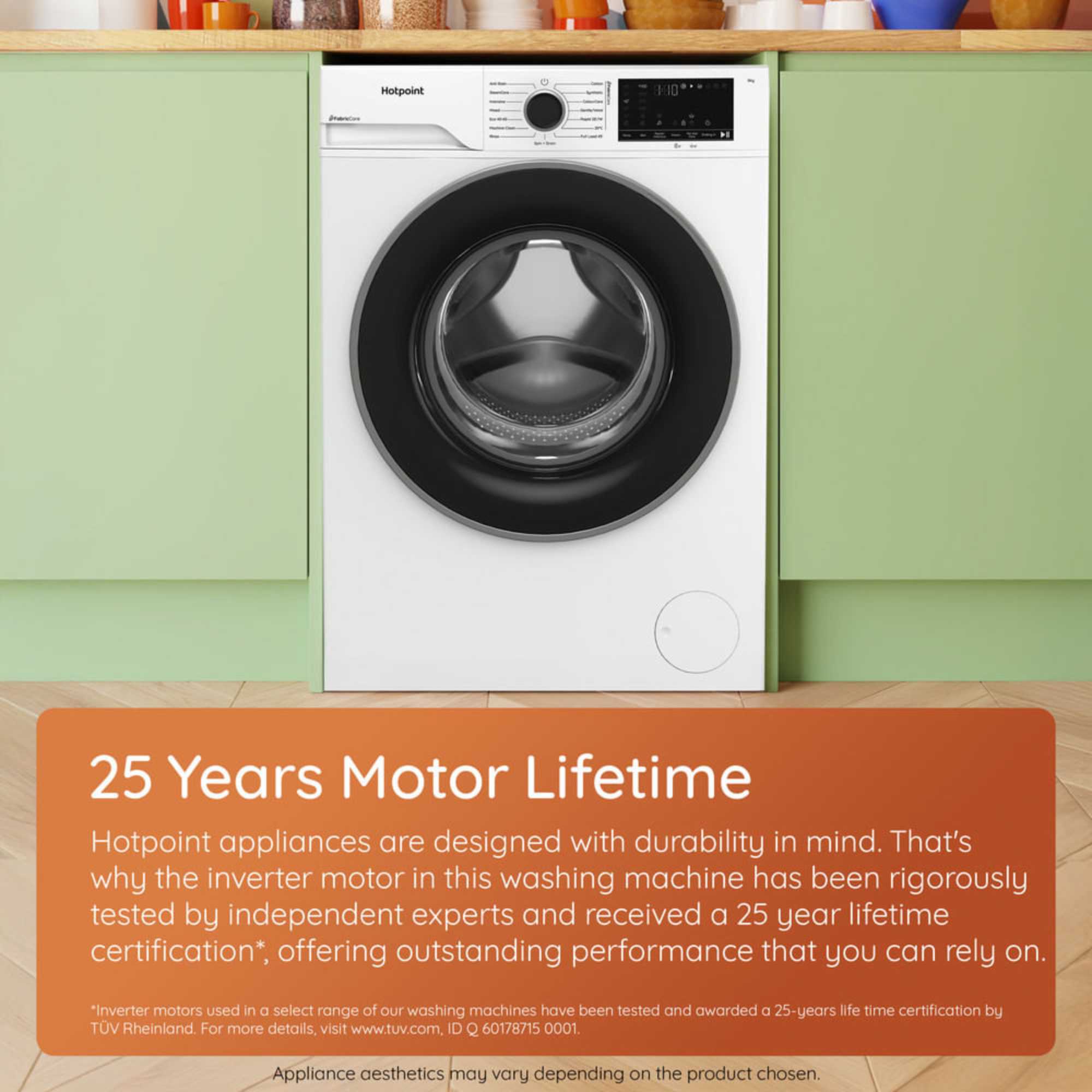 HB 93G CARE UK 9kg 1400rpm Washing Machine - Grey