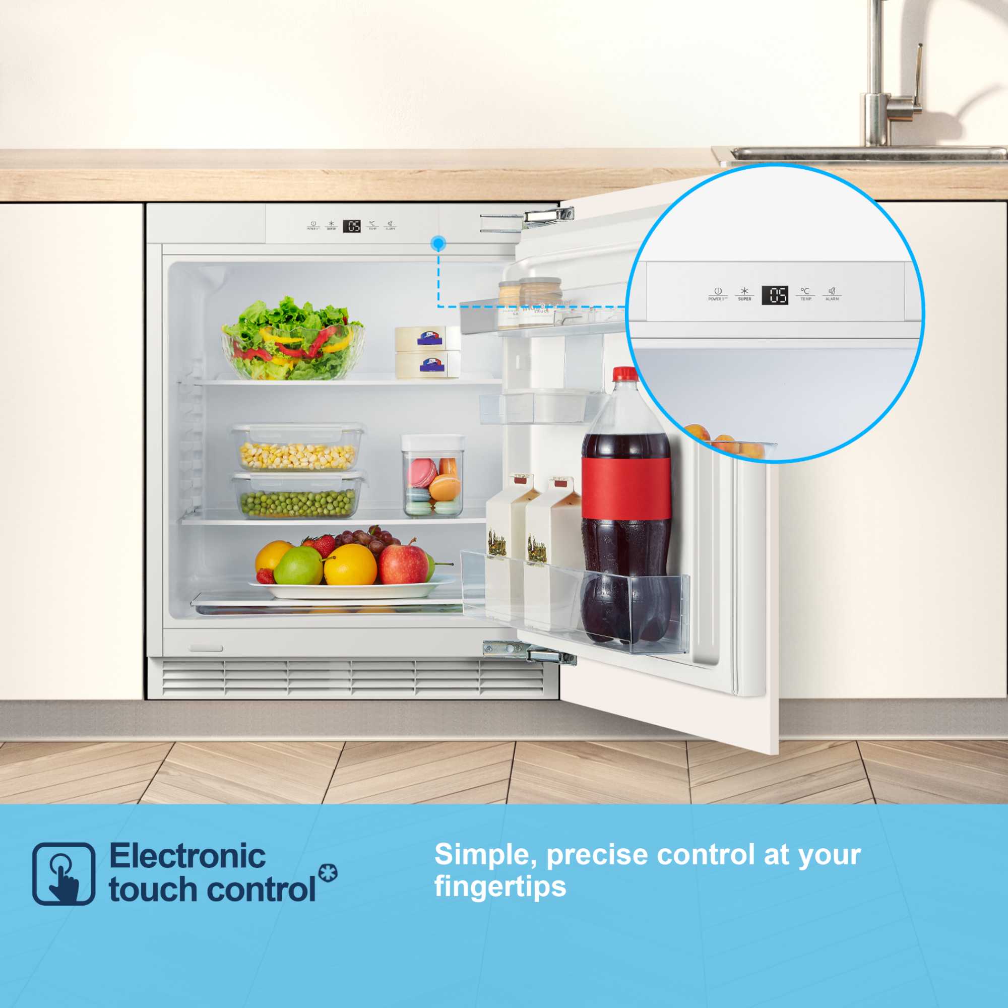 MBUL60138E 138l Built-In Larder Fridge