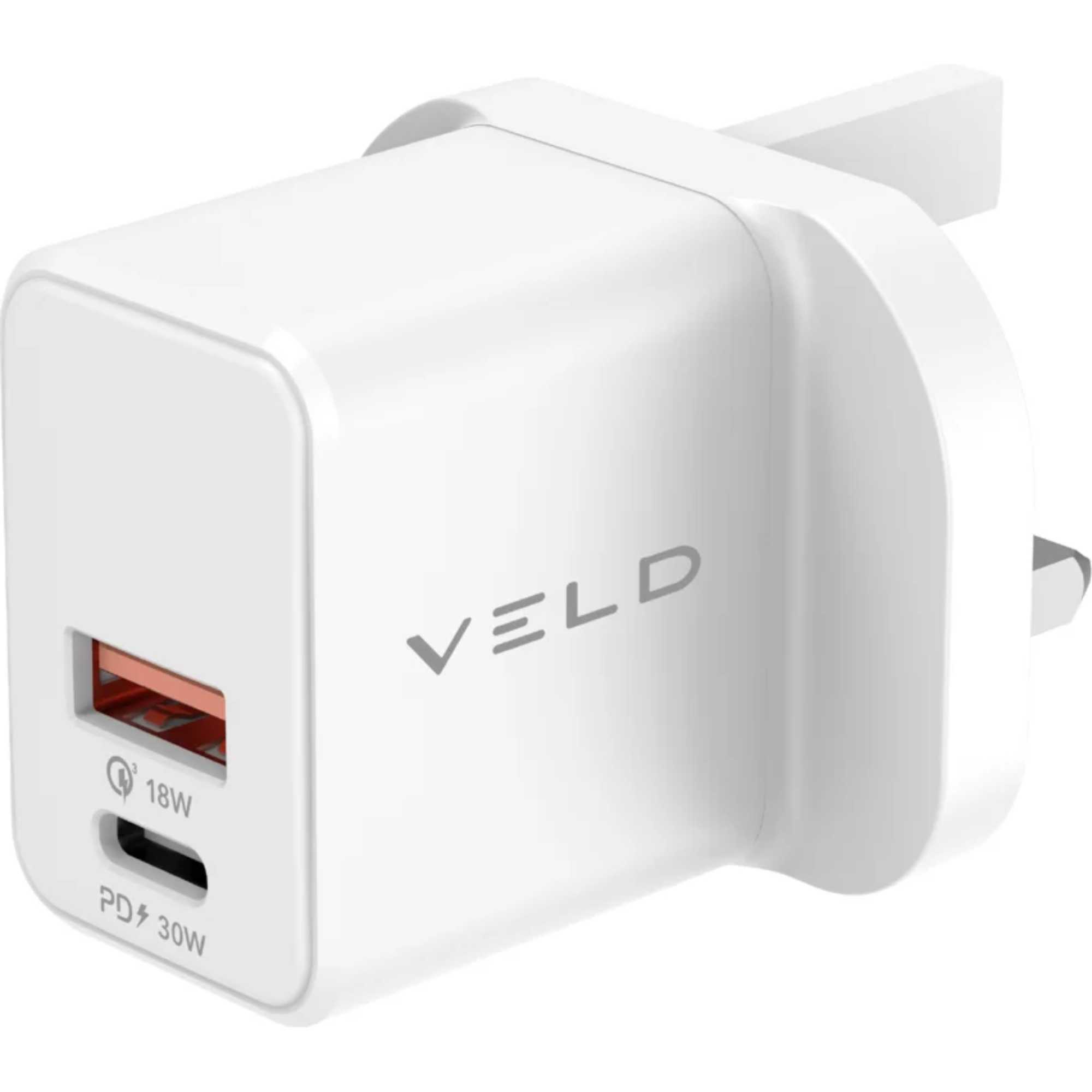 VH30DW 30W Super-Fast 2 Port GaN Wall Charger