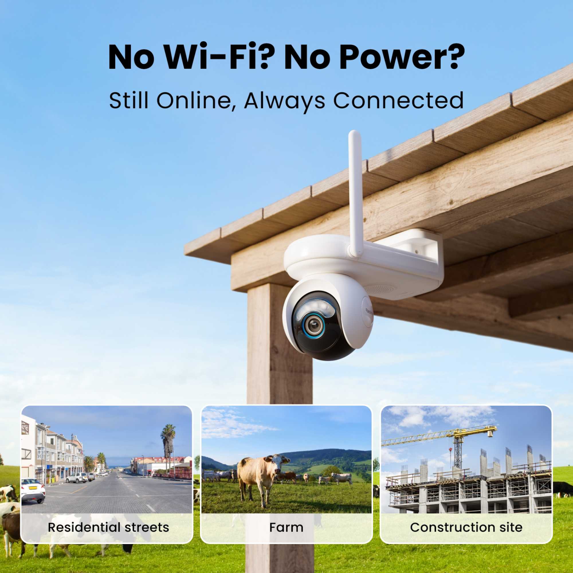 Altas Go Series 2K 4G PT Solar/Battery Security Cam+64GB