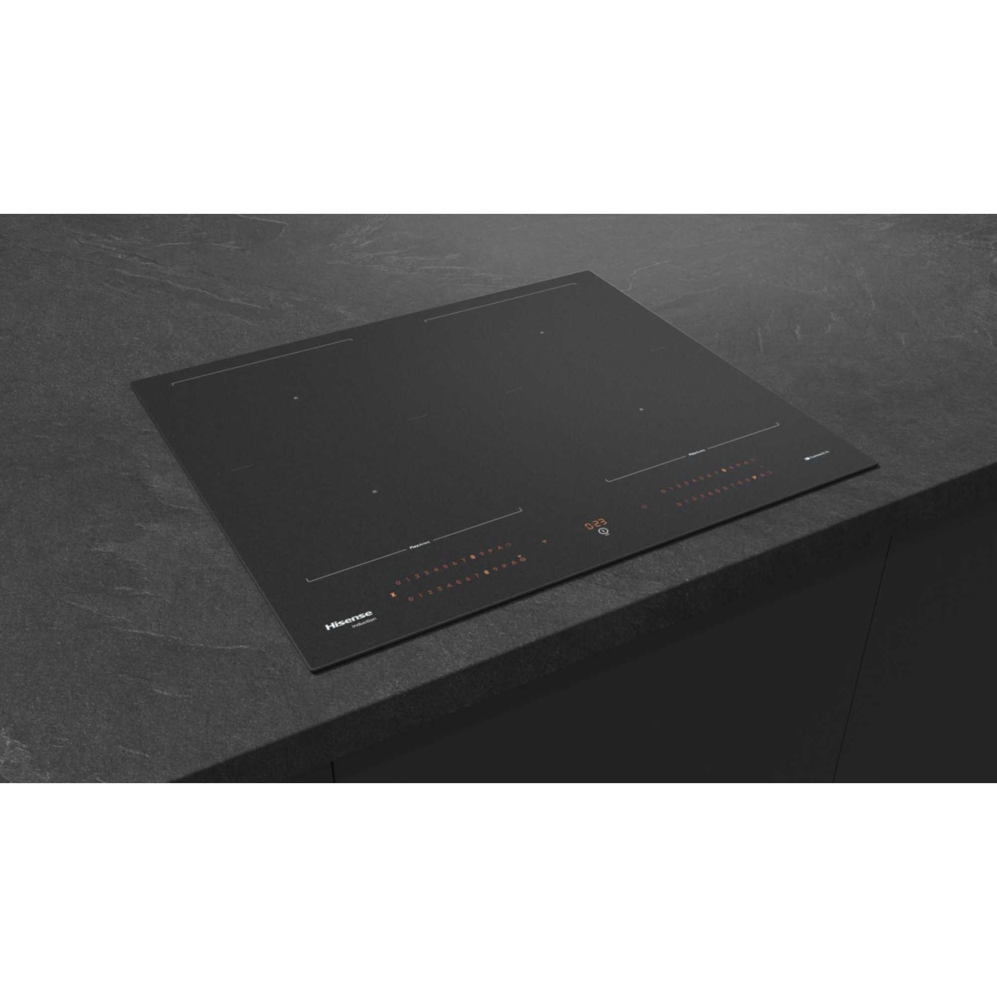 HI6443SRWF Hi8 60cm 4 Zone Induction Hob - Matt Black