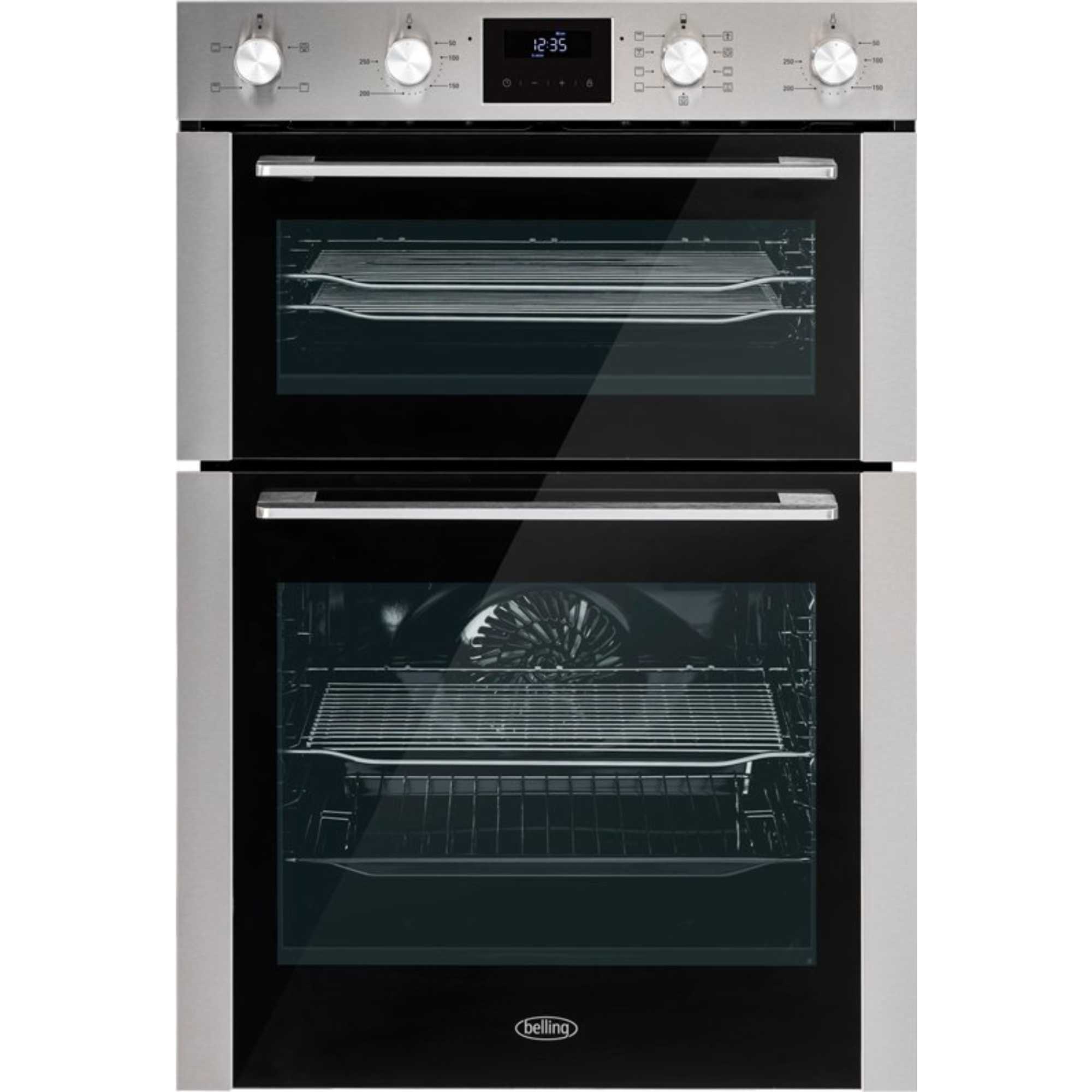 BI903MFCSTA 60cm Built-In Double Oven - Stainless Steel