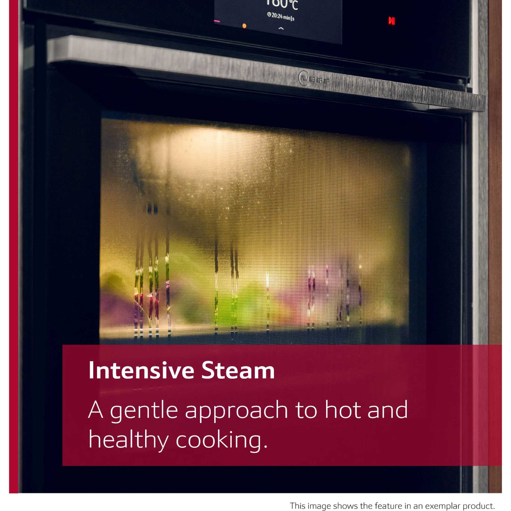 N 90 C24FT53G0B Built-In Compact Smart Single Oven with Steam Function - Graphite Grey