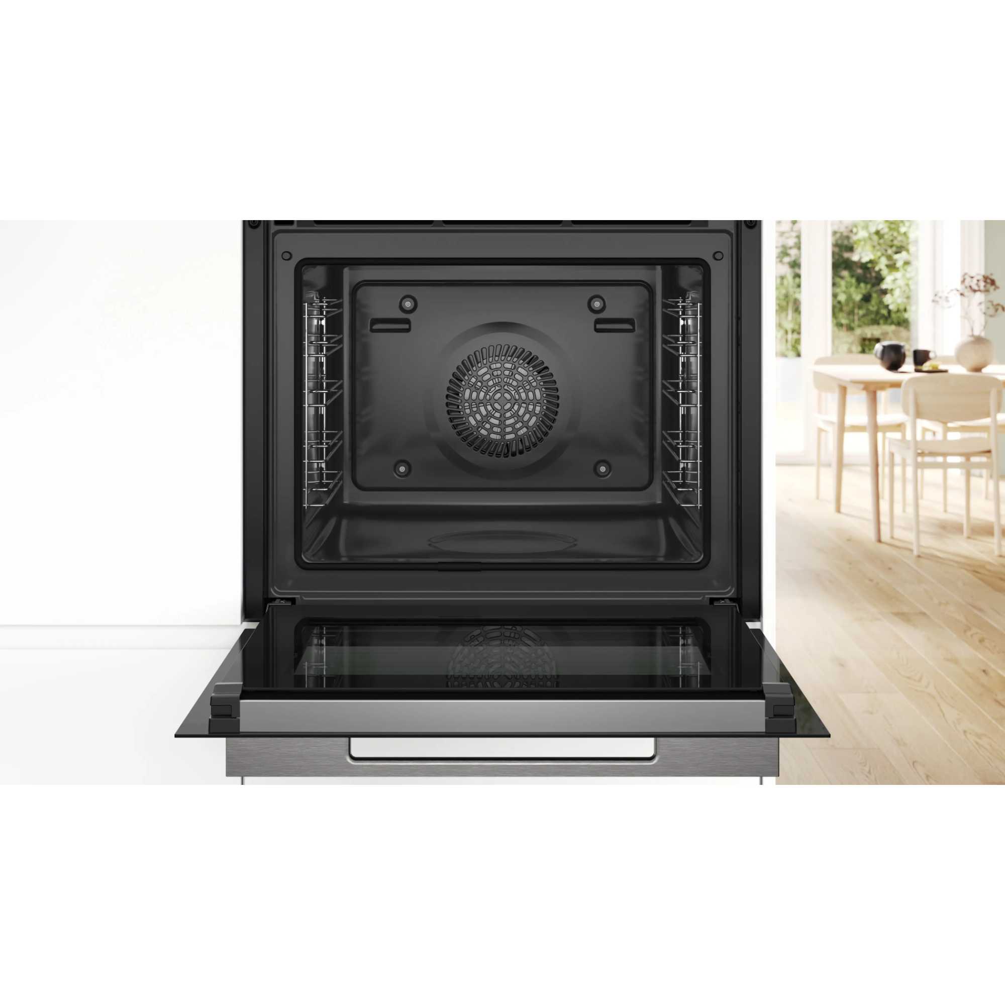 Series 8 HBG7784B1 Built-In Single Oven with Air Fry Function - Black