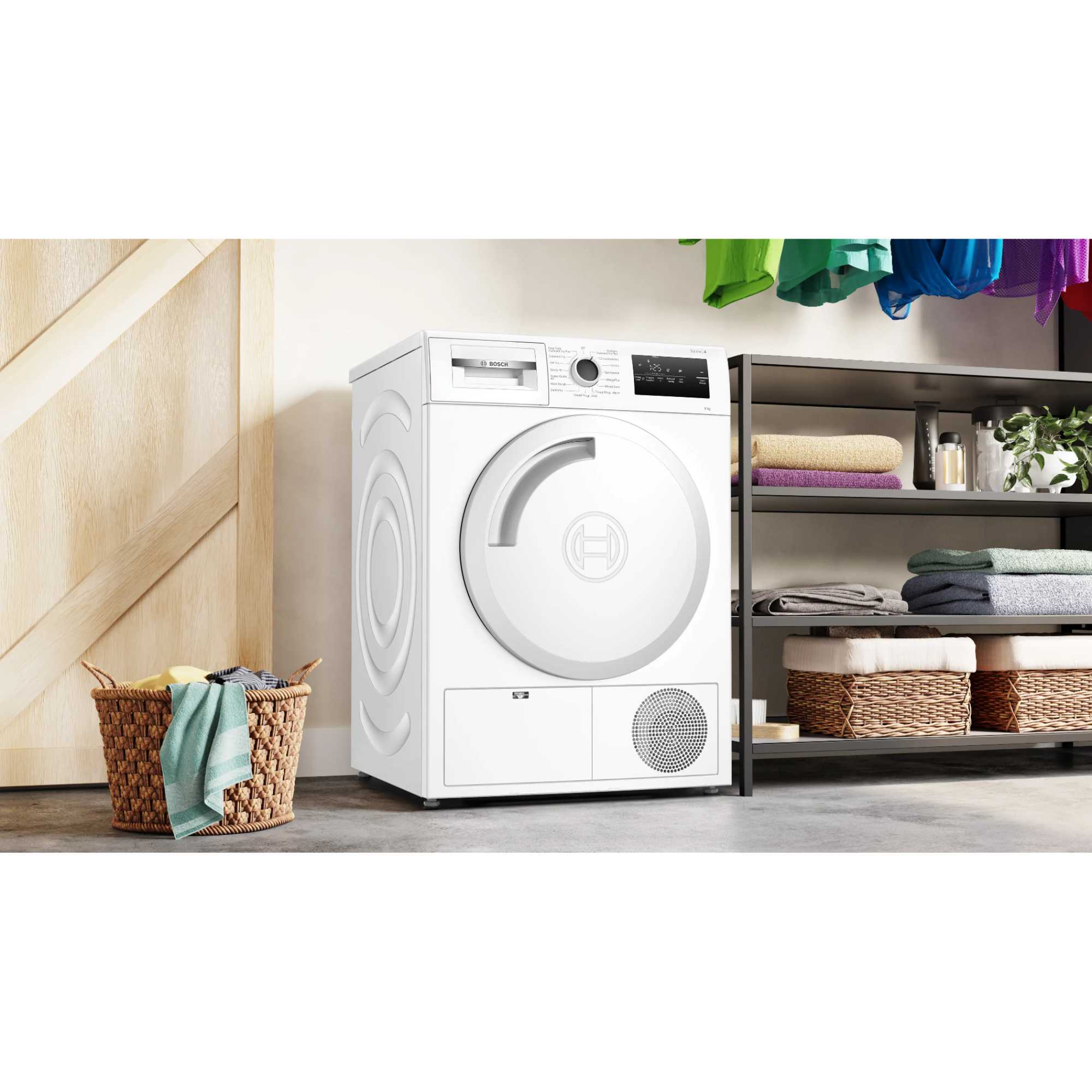 WTN83202GB Series 4 8kg Condenser Tumble Dryer - White