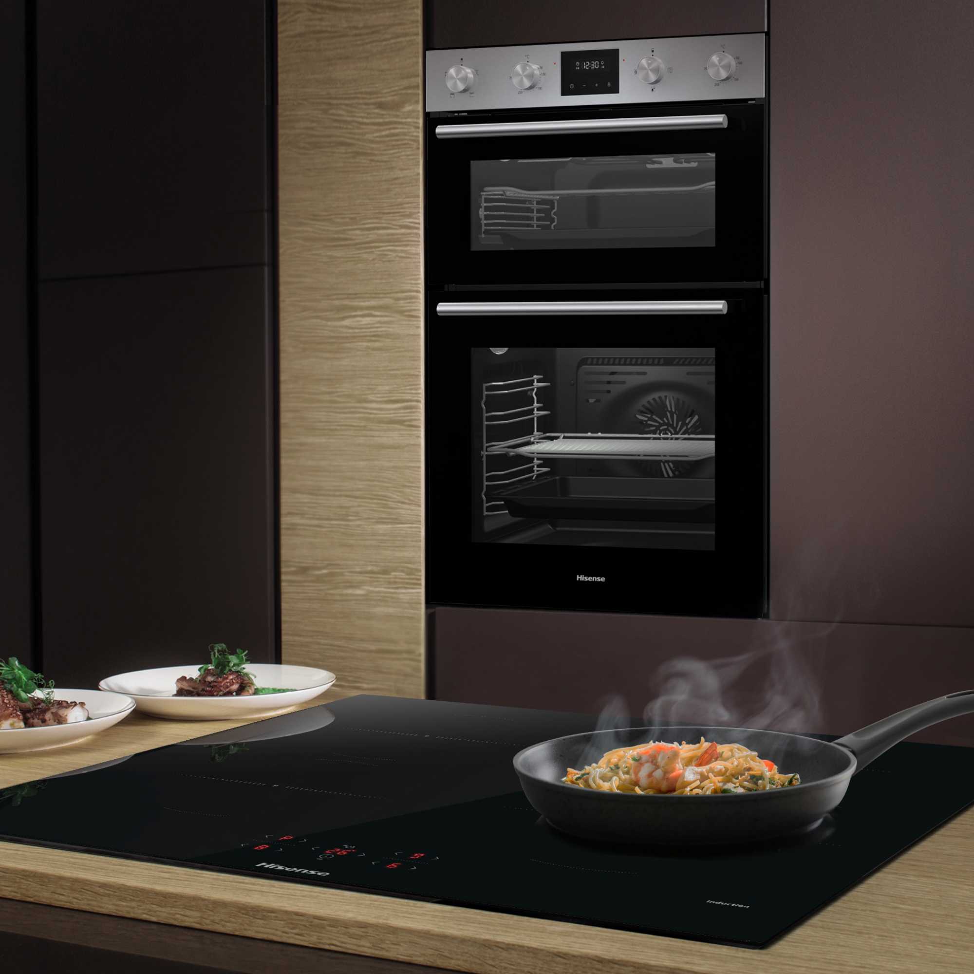 BID95211XUK Built-In Double Oven - Stainless Steel
