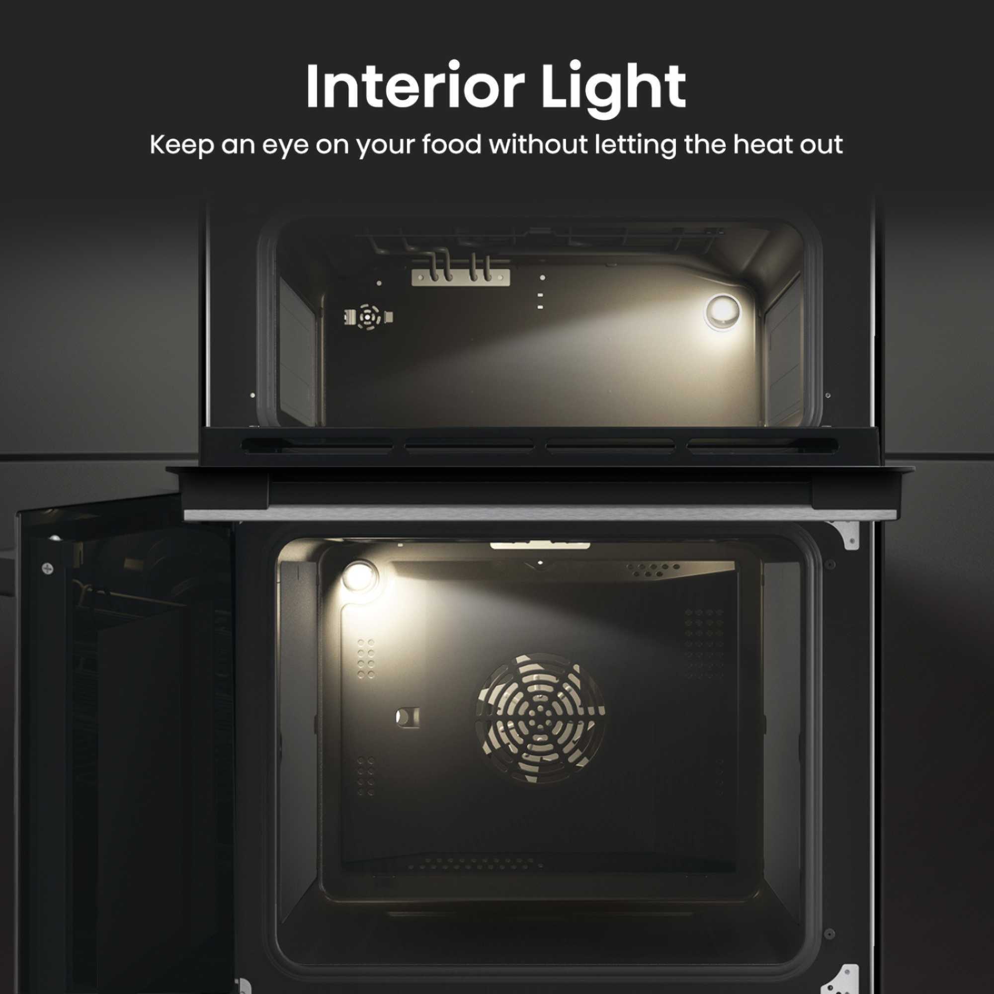 HDCEIT6C20B Electric Double Oven with Induction Hob & Air Fry - Black