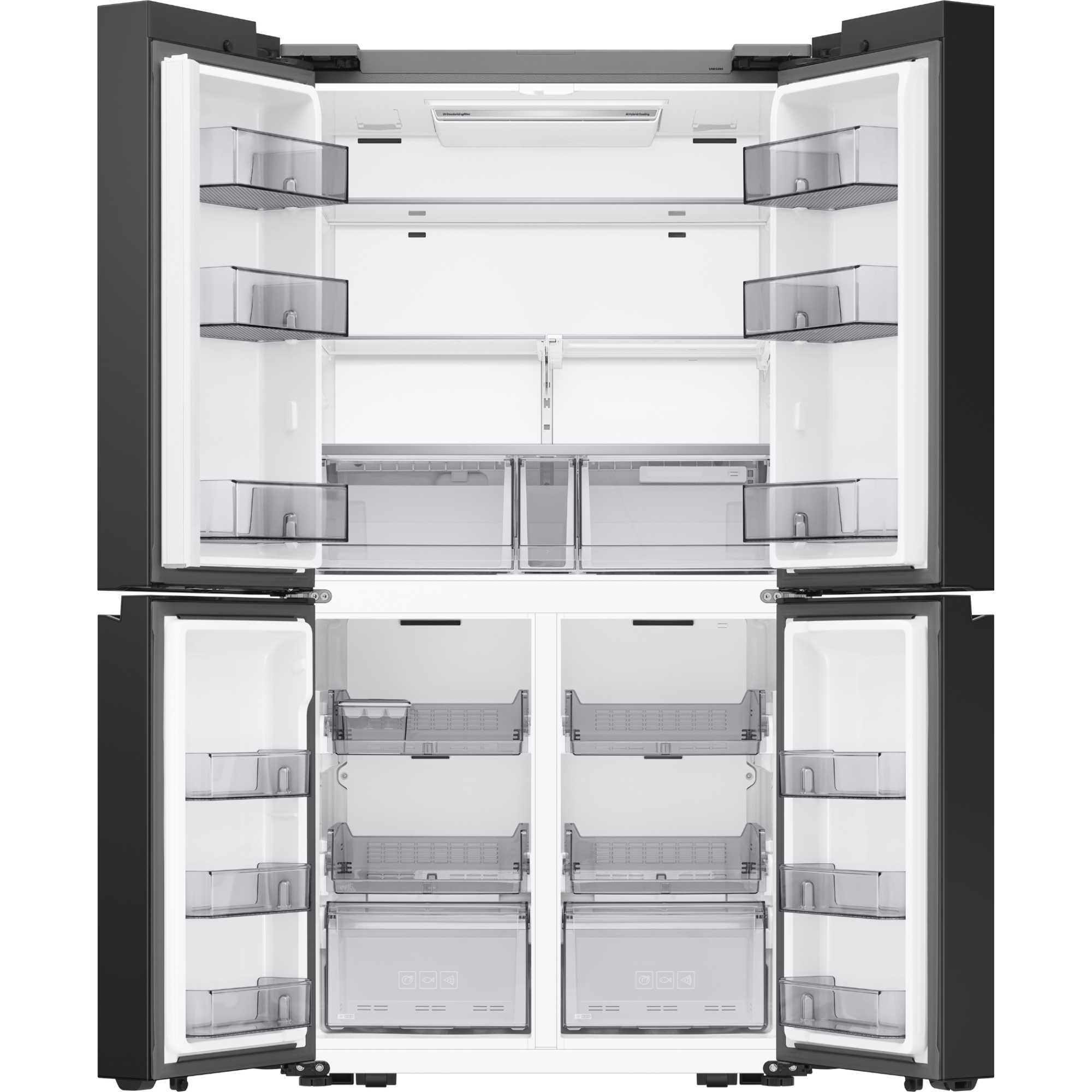 RM90F67CECEU 654l Bespoke AI Series 9 American Style Fridge Freezer - Black