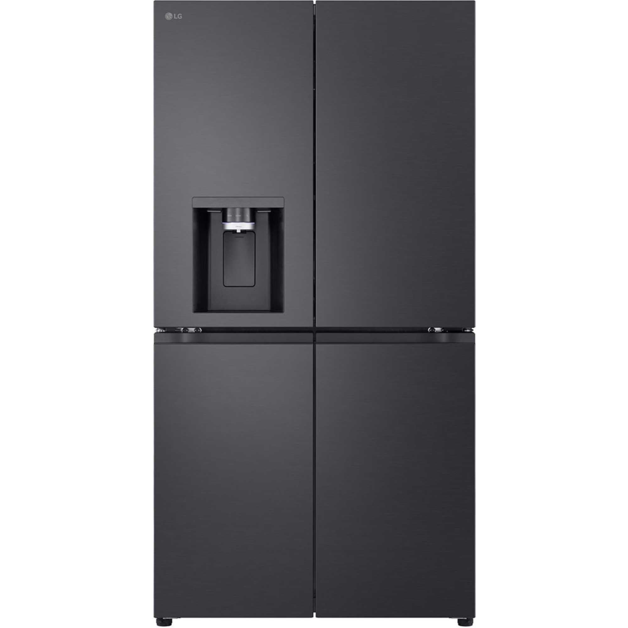 GMF960EV4E NatureFRESH American Style Fridge Freezer - Essence Black Steel