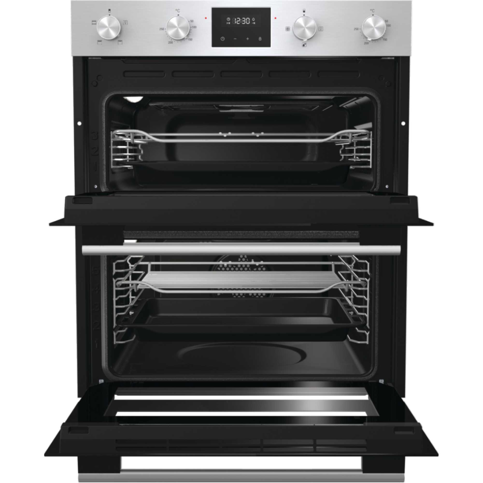 BID75211XUK Built-Under Double Oven - Stainless Steel