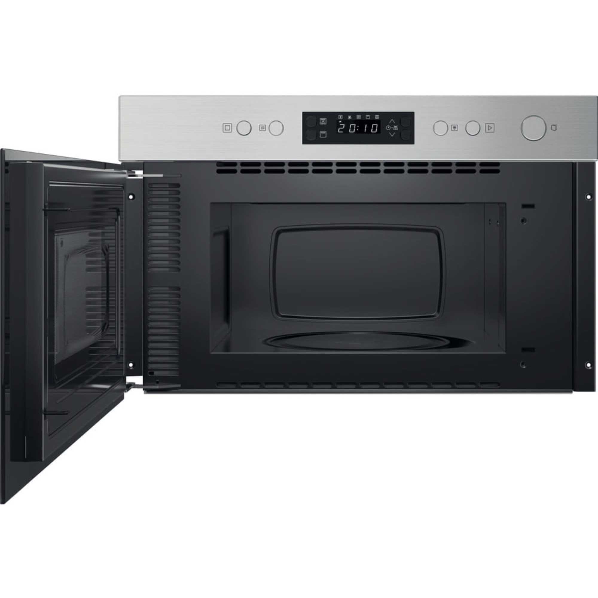HPM K12C XUK Class 2 Built-In Microwave with Grill - Stainless Steel
