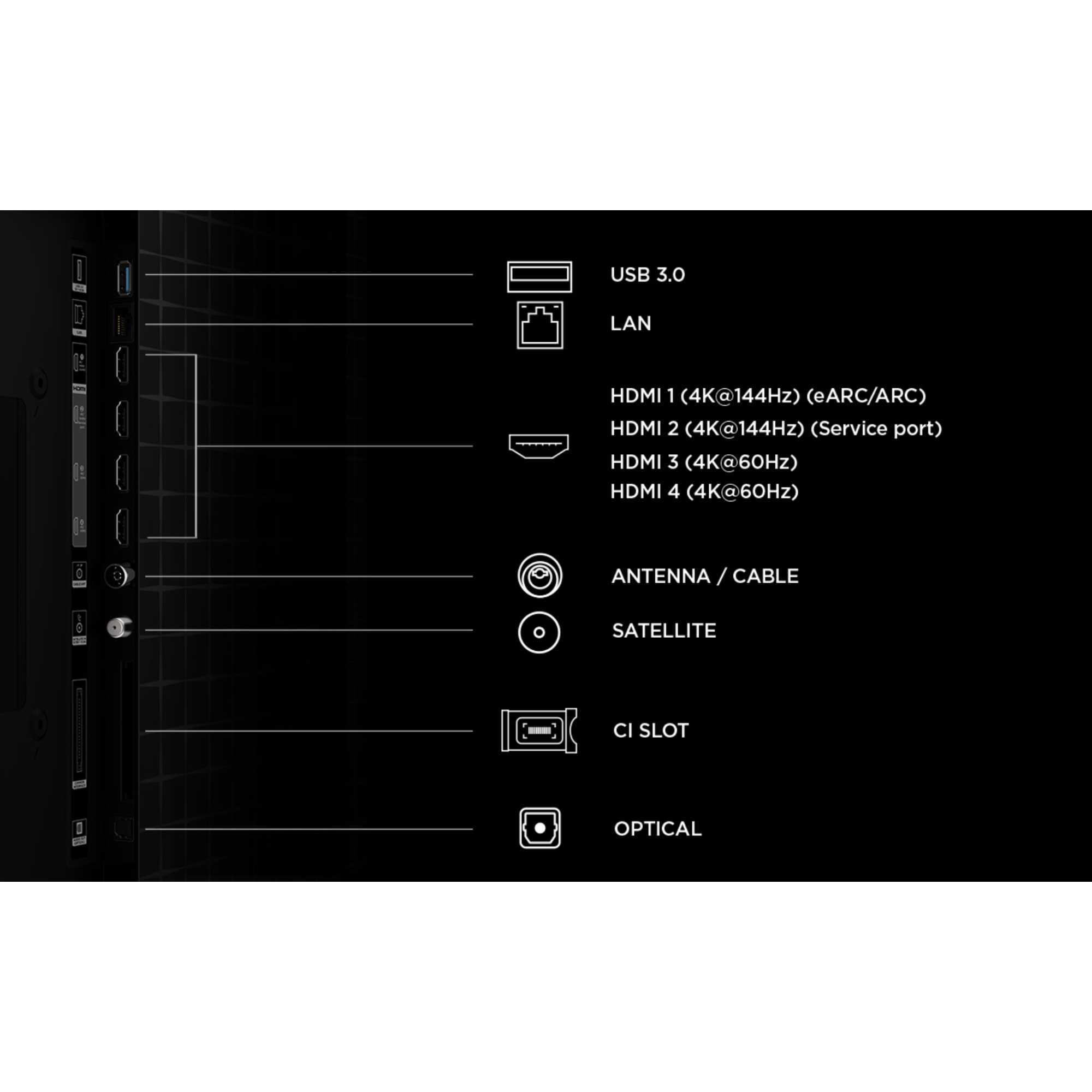 A400U 98" 4K Ultra HD QD-Mini LED HDR Smart TV - 98A400U-UK