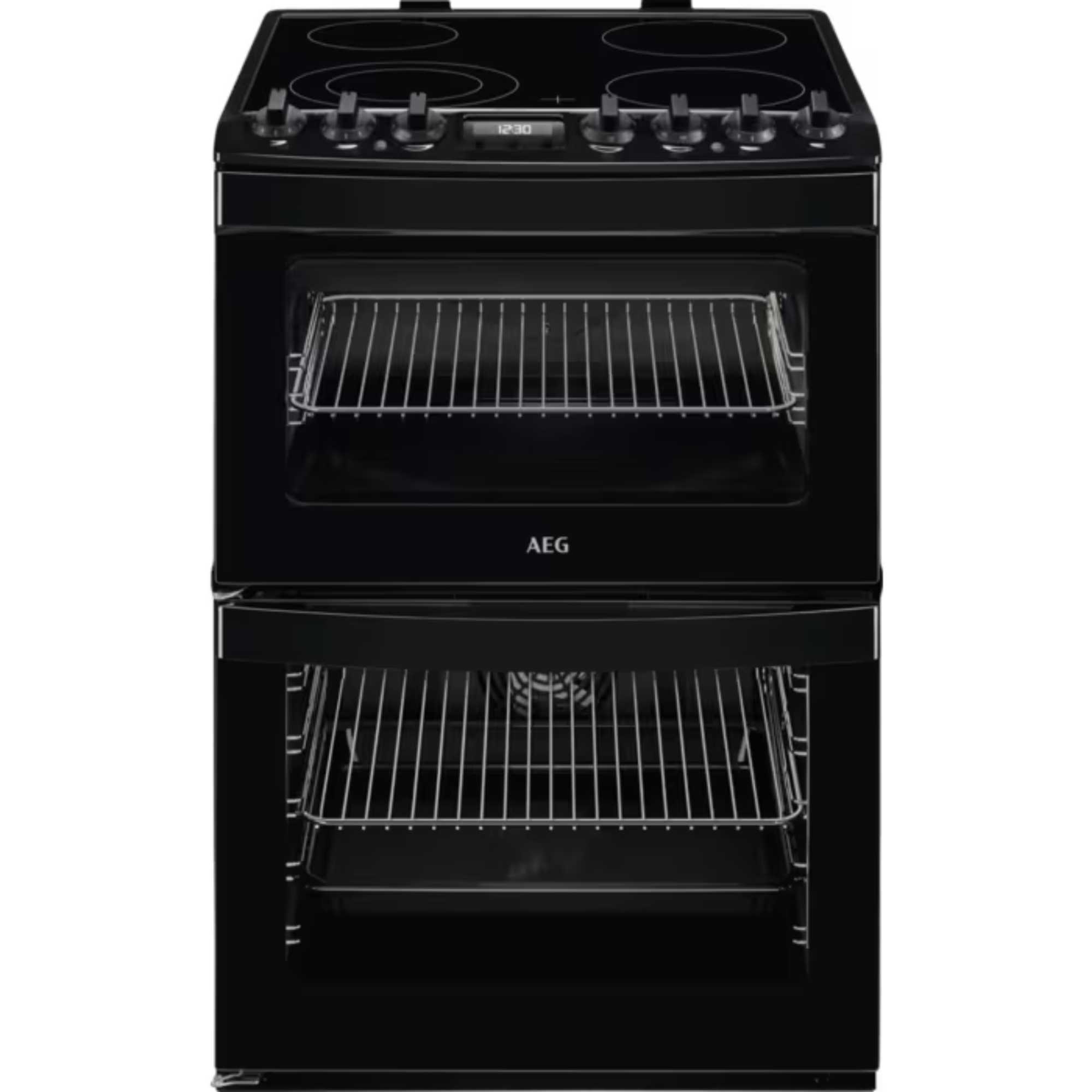 6000 SteamBake Electric Double Oven Cooker - CCB6741ACB
