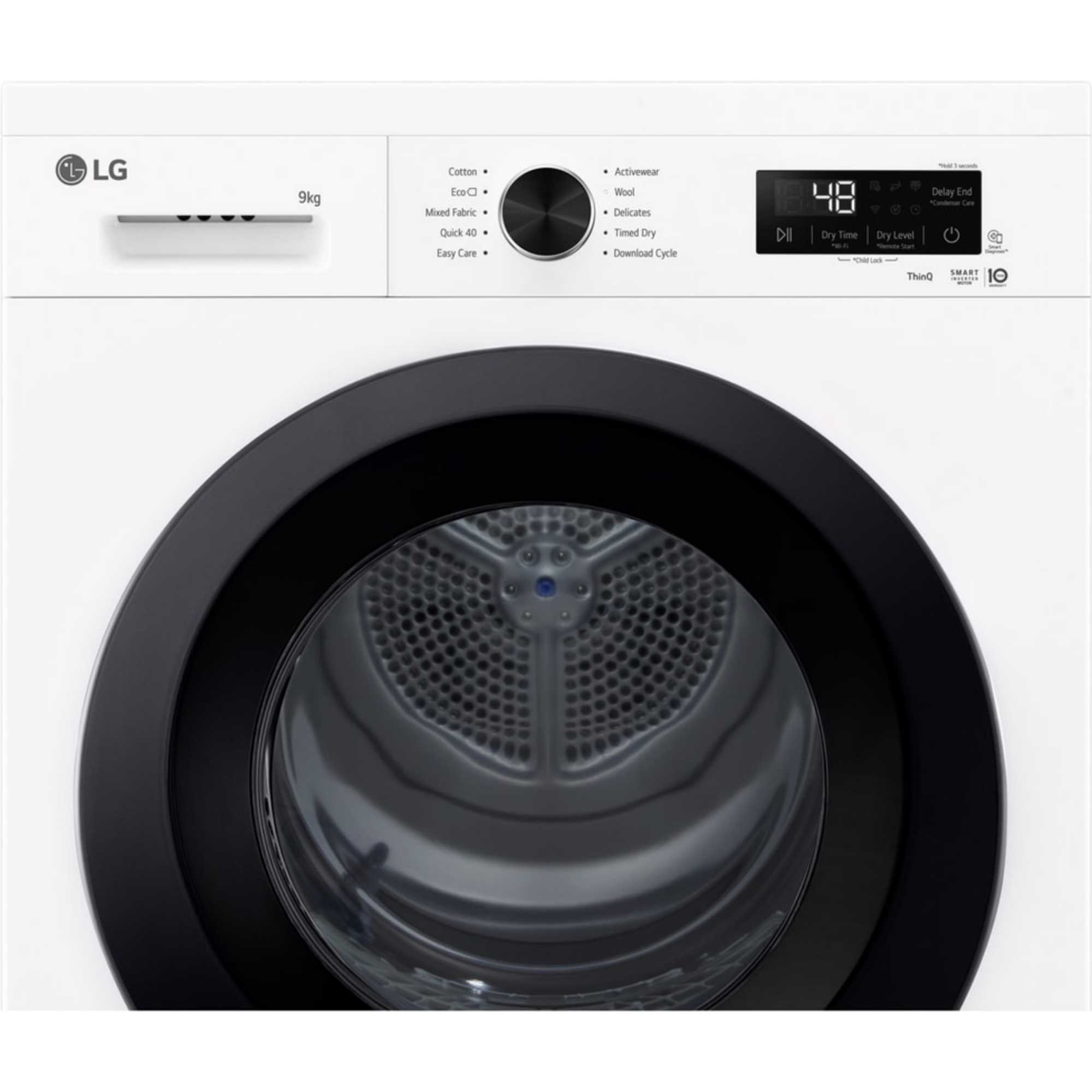 Series 2 ThinQ 9kg Heat Pump Tumble Dryer - RHX1009NWK