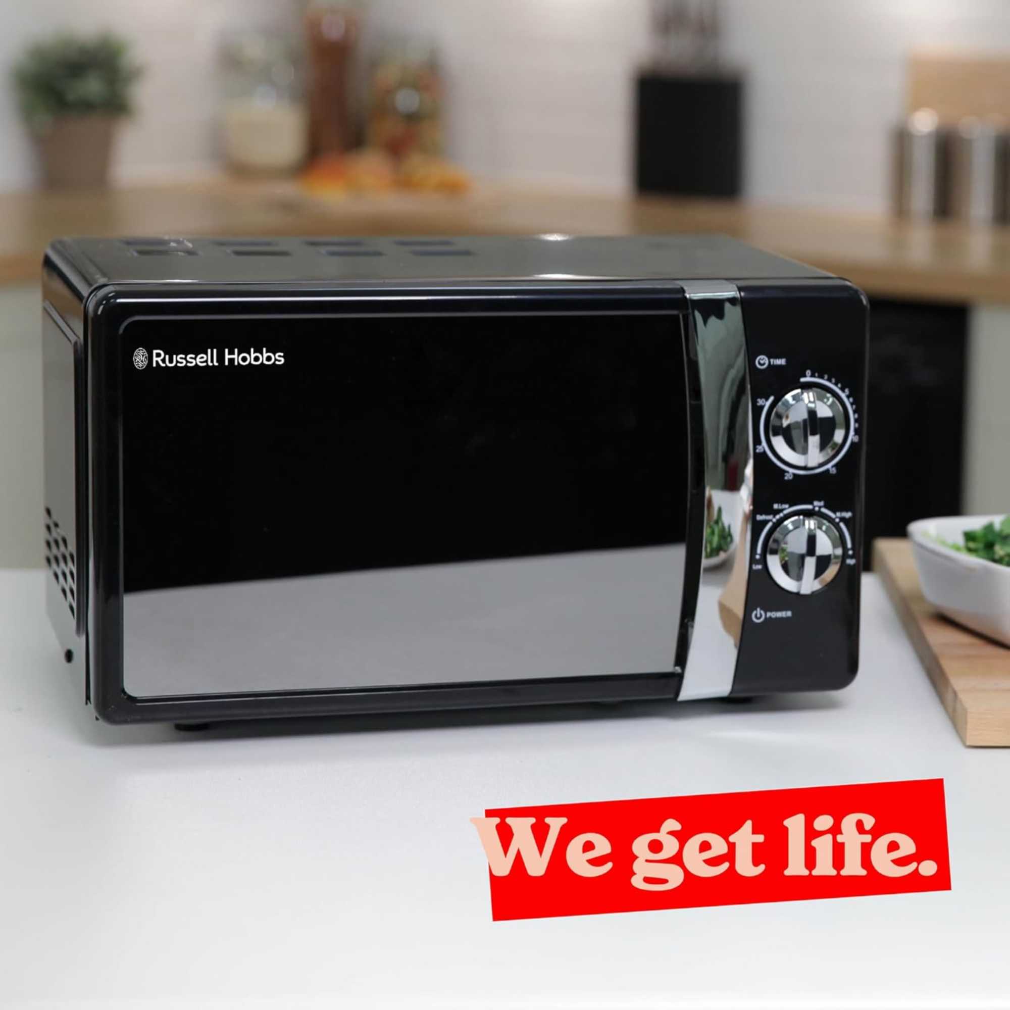 RHMM701B-N Colours Plus 17l 700W Manual Microwave - Black