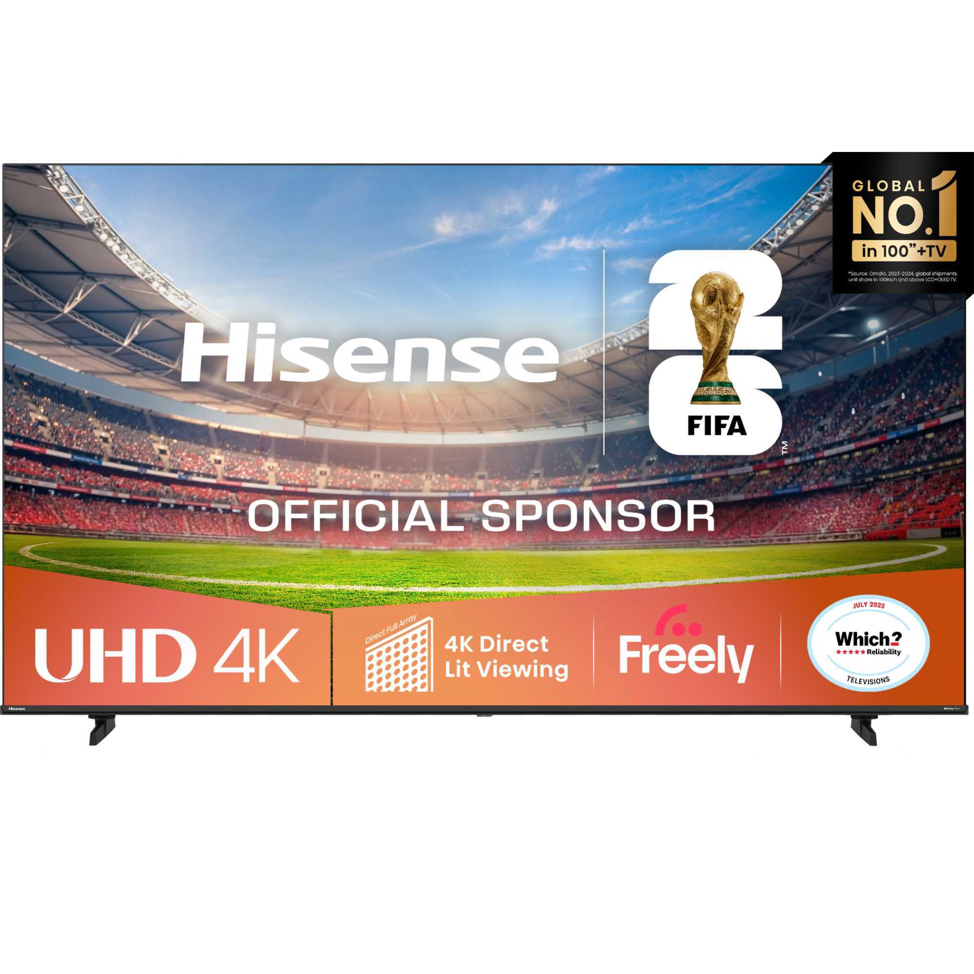 A6QTUK 85" 4K Ultra HD LED Freely Smart TV - 85A6QTUK