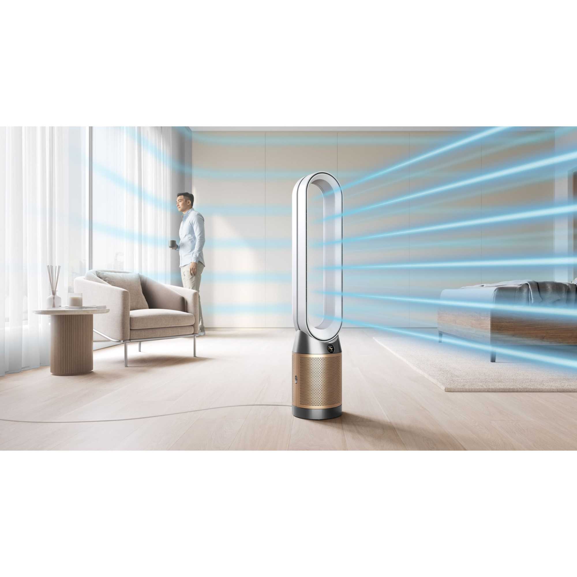 Purifier TP12 Fan, White/Gold